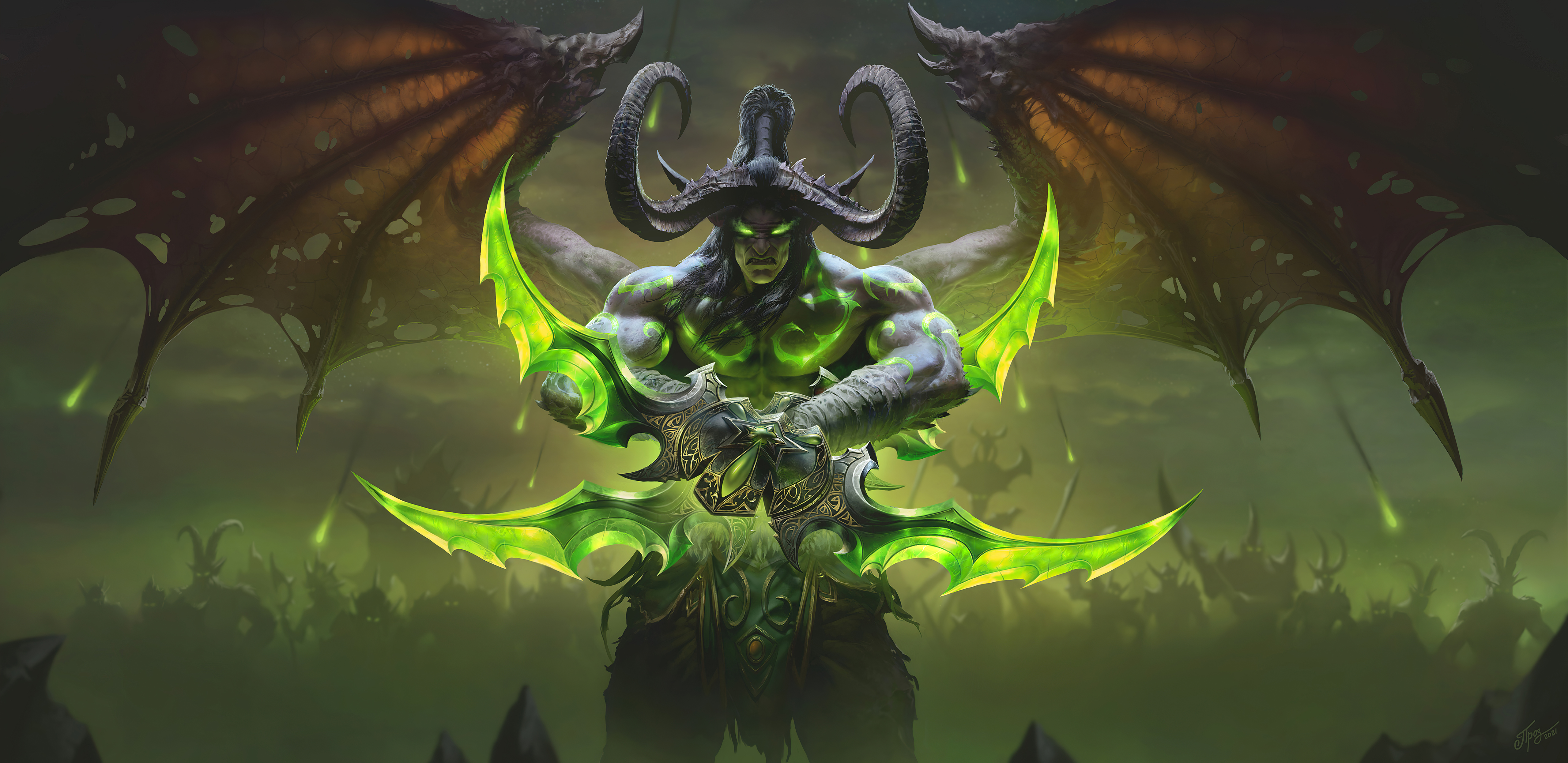 Illidan Stormrage from World of Warcraft HD Wallpaper