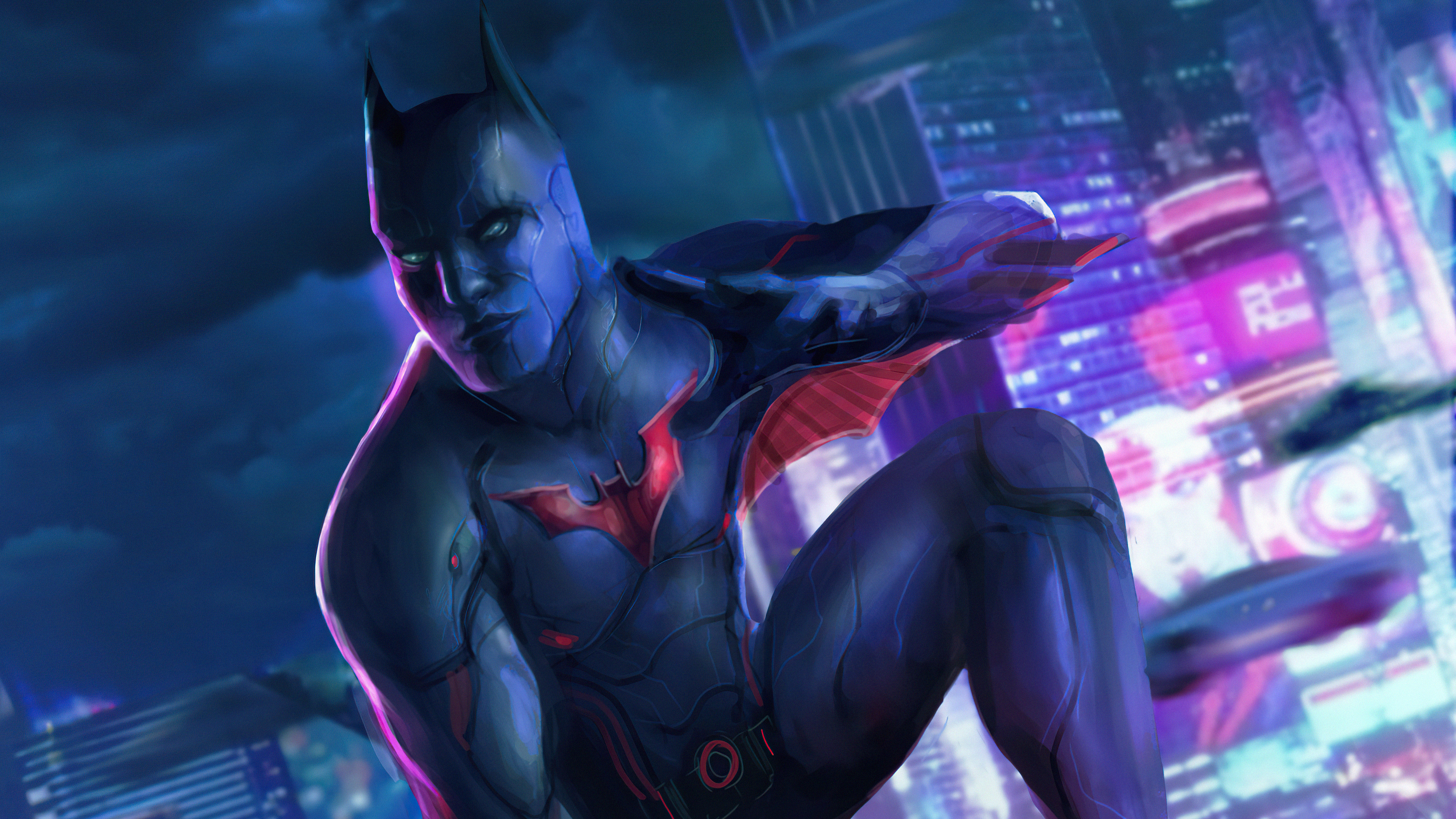 Batman Beyond artwork HD Wallpaper