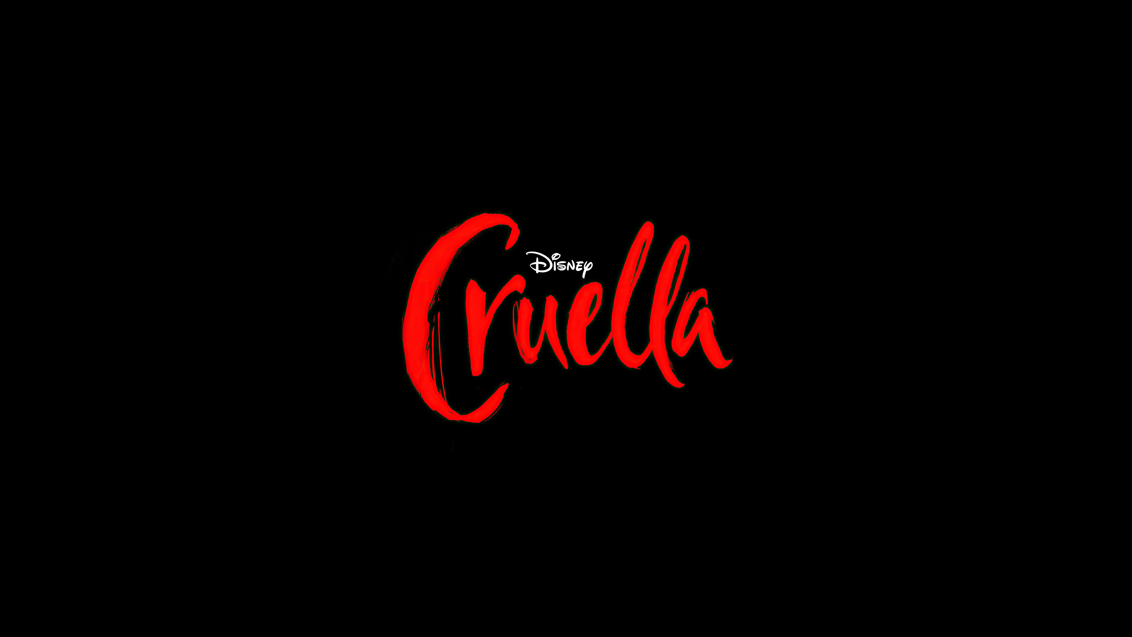 Cruella Disney Logo 4K HD Wallpaper