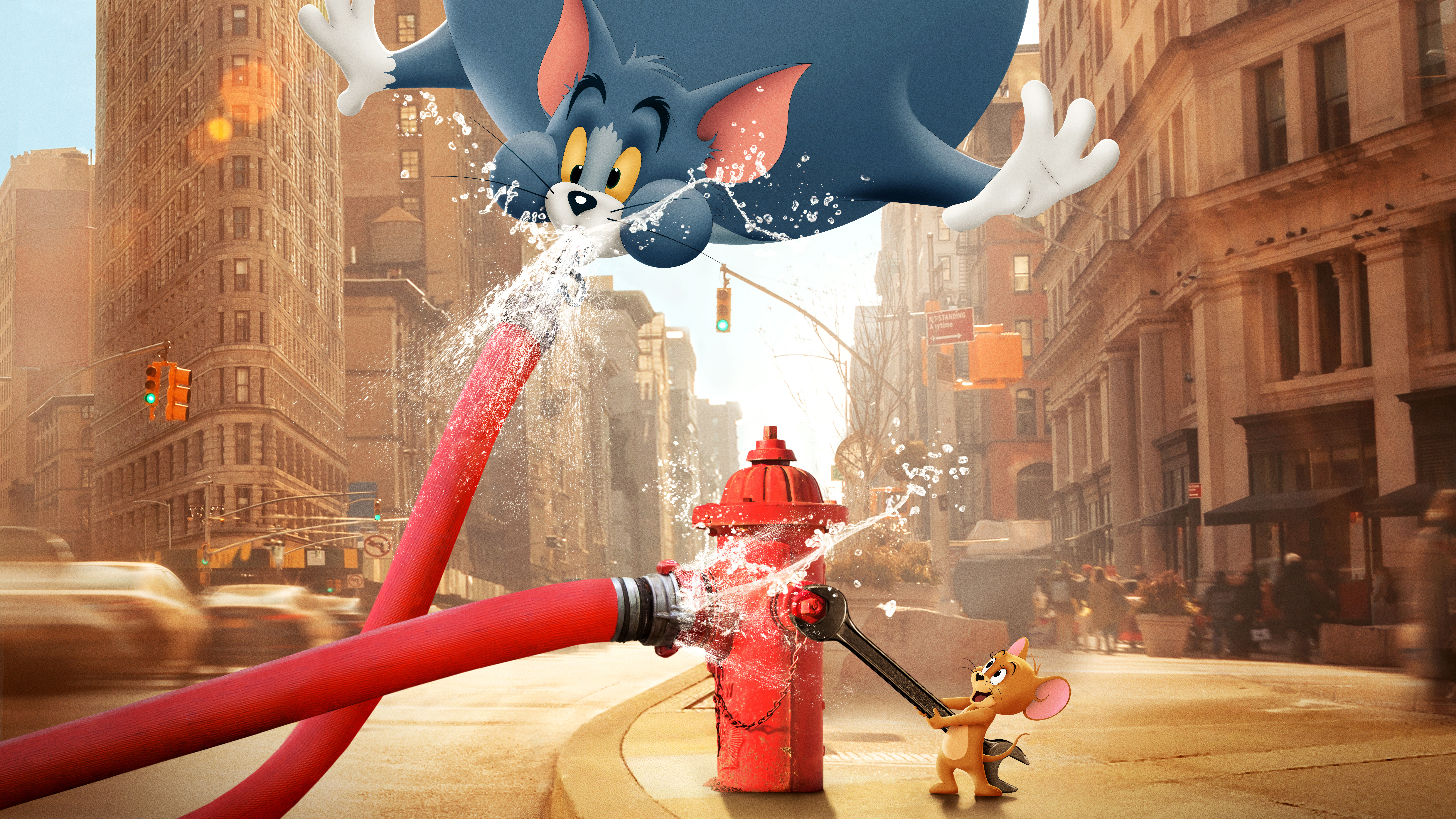 Tom and Jerry in New York City HD Wallpaper