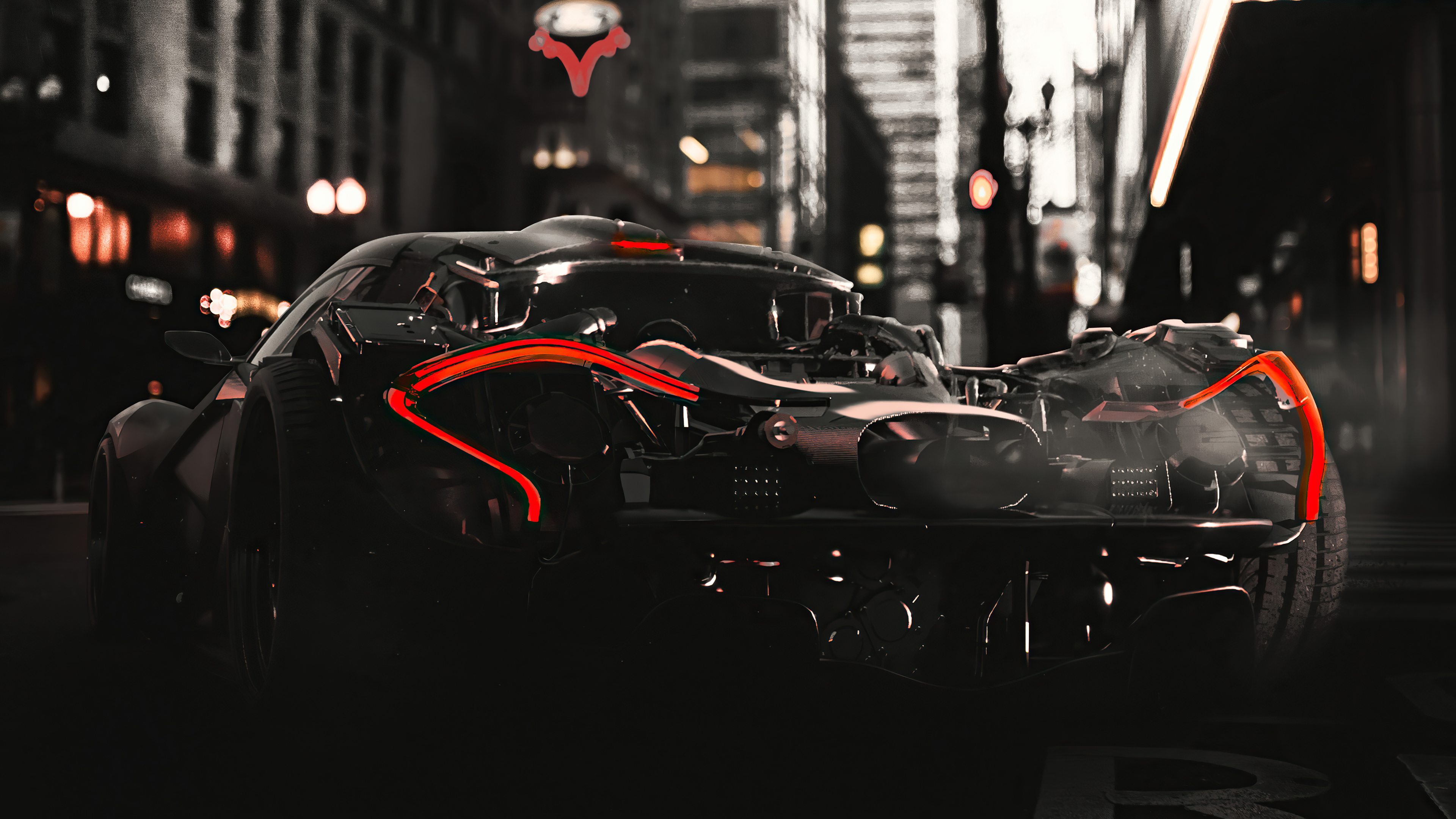 Sci-fi McLaren car artwork HD Wallpaper