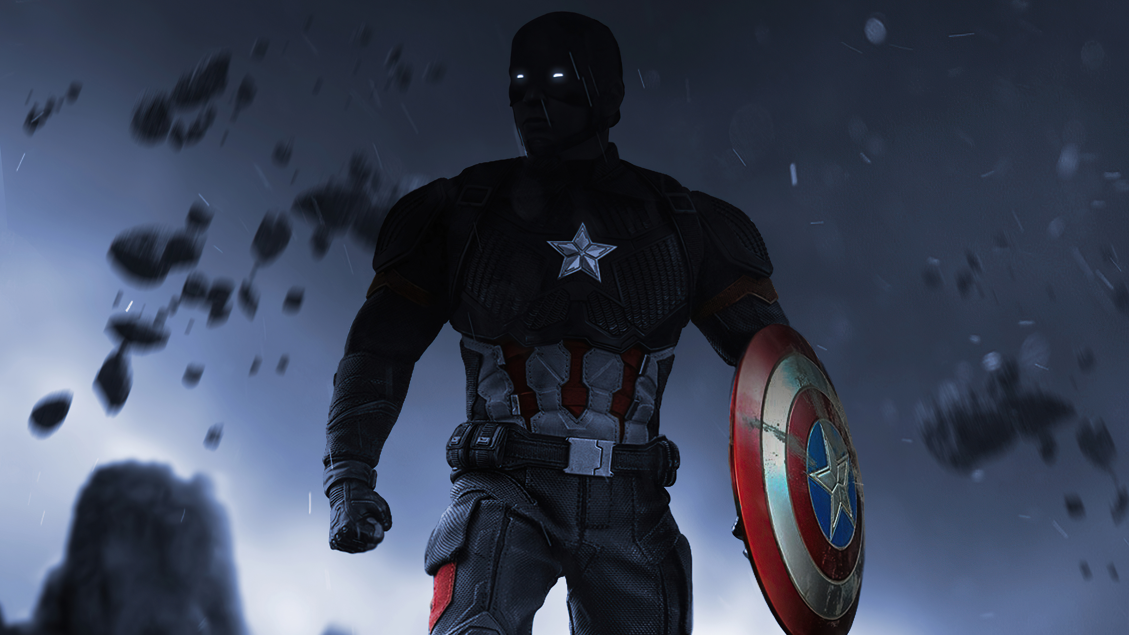 Captain America artwork HD Wallpaper