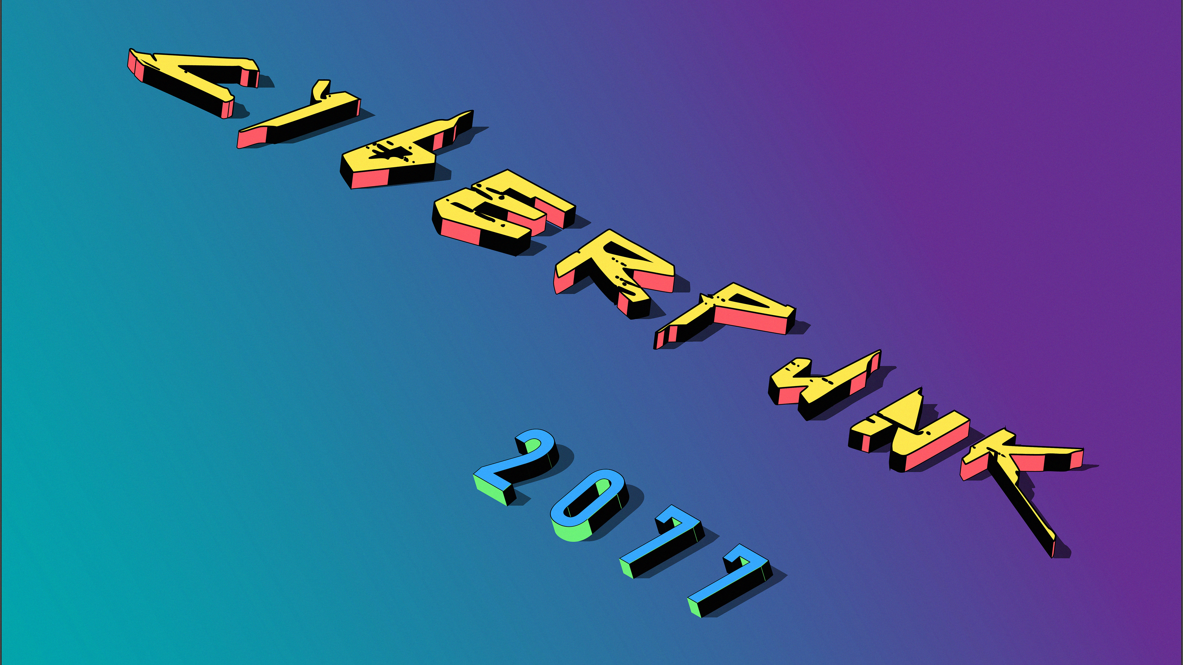 Cyberpunk 2077 4K logo HD Wallpaper