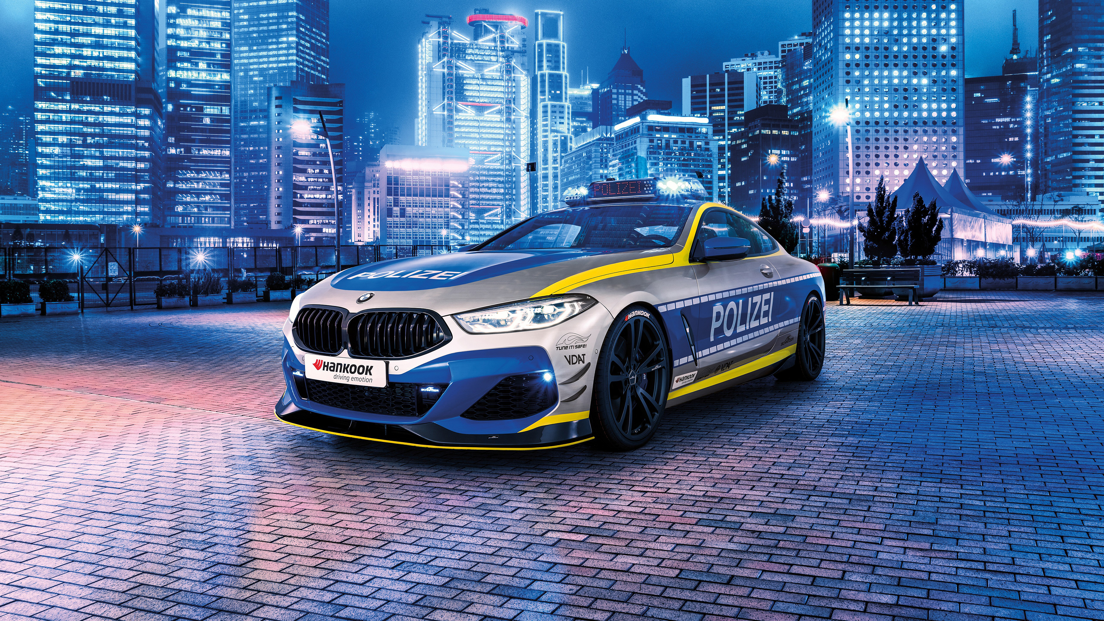 BMW M8 "Polizei" Coupe 4K HD Wallpaper