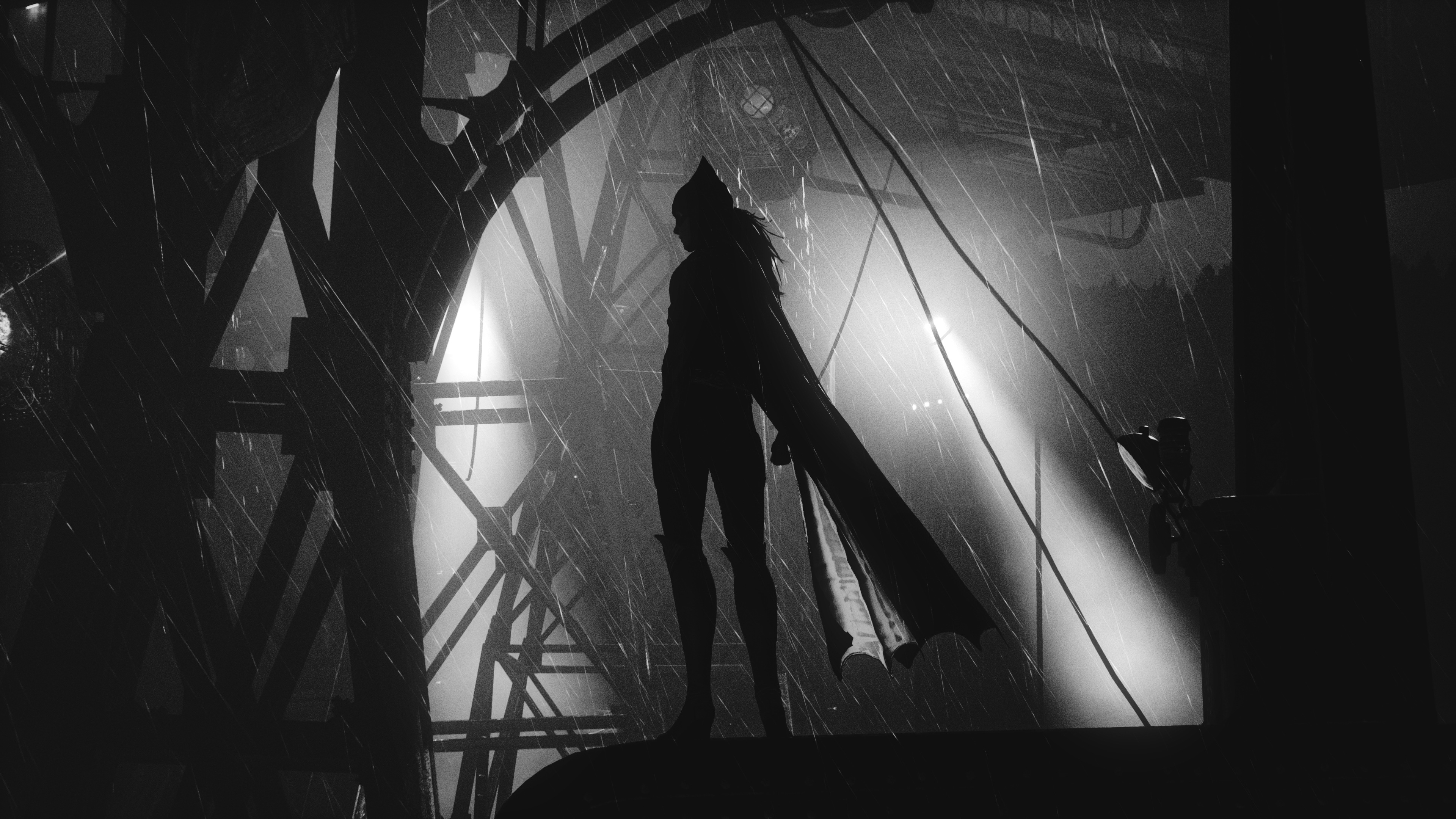 Catwoman from DC Comics in the rain HD Wallpaper