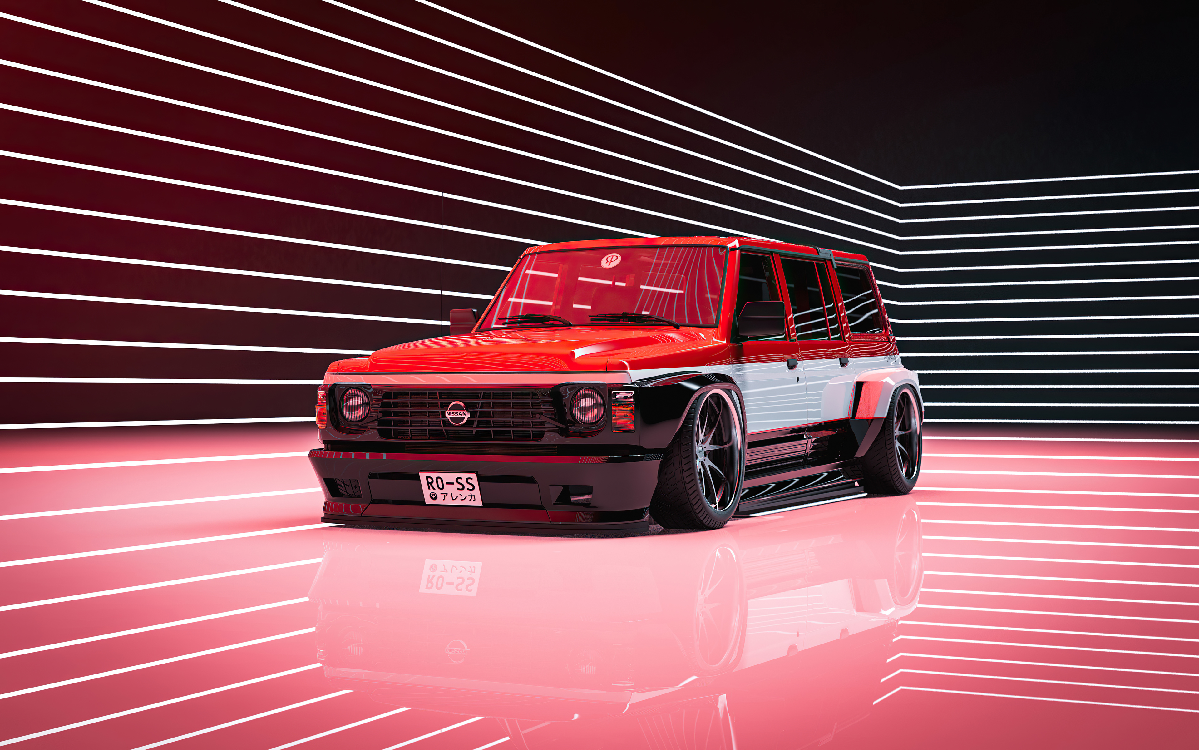 Nissan Patrol 4x4 digital art HD Wallpaper
