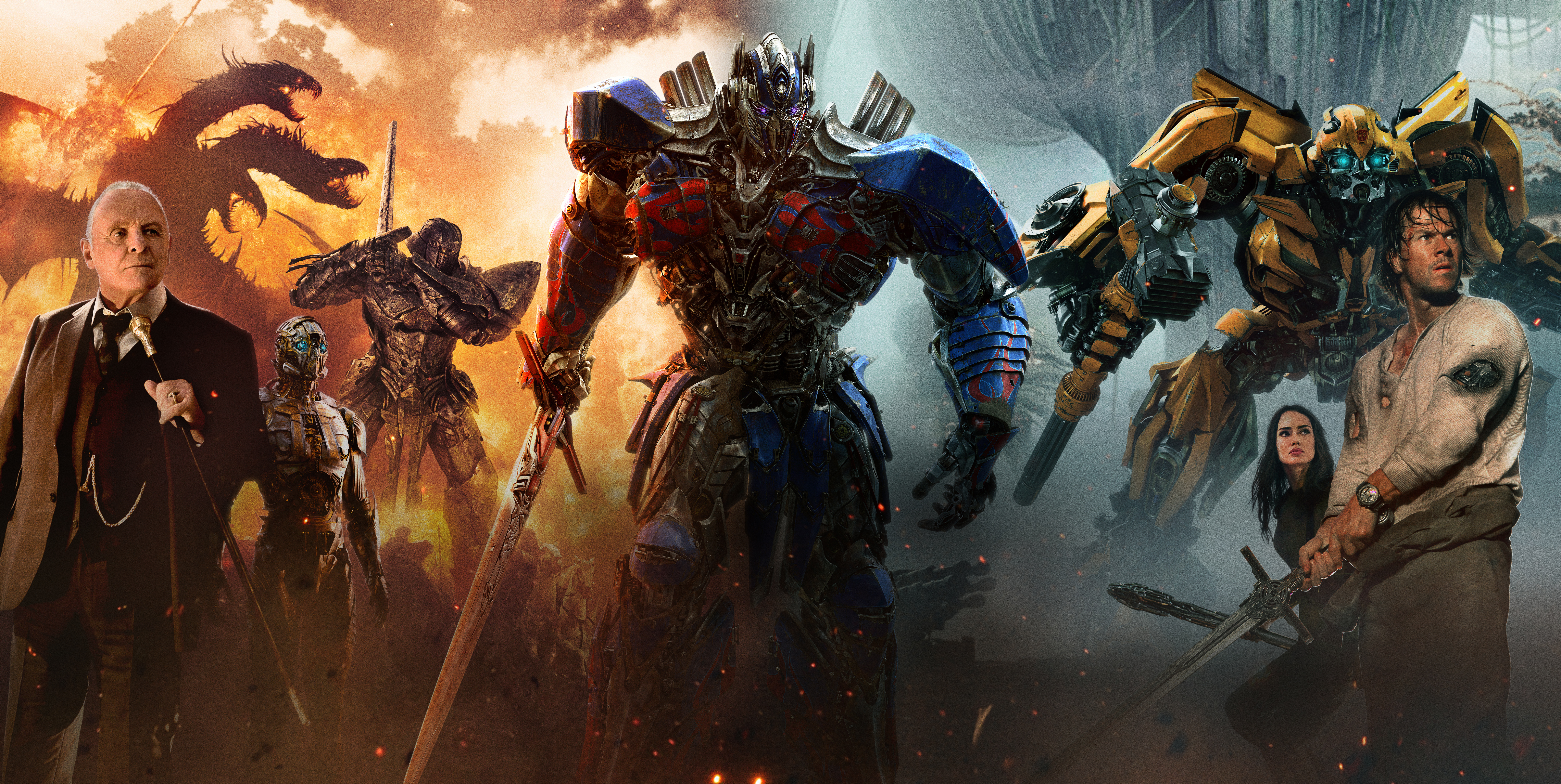 Transformers: The Last Knight movie poster HD Wallpaper