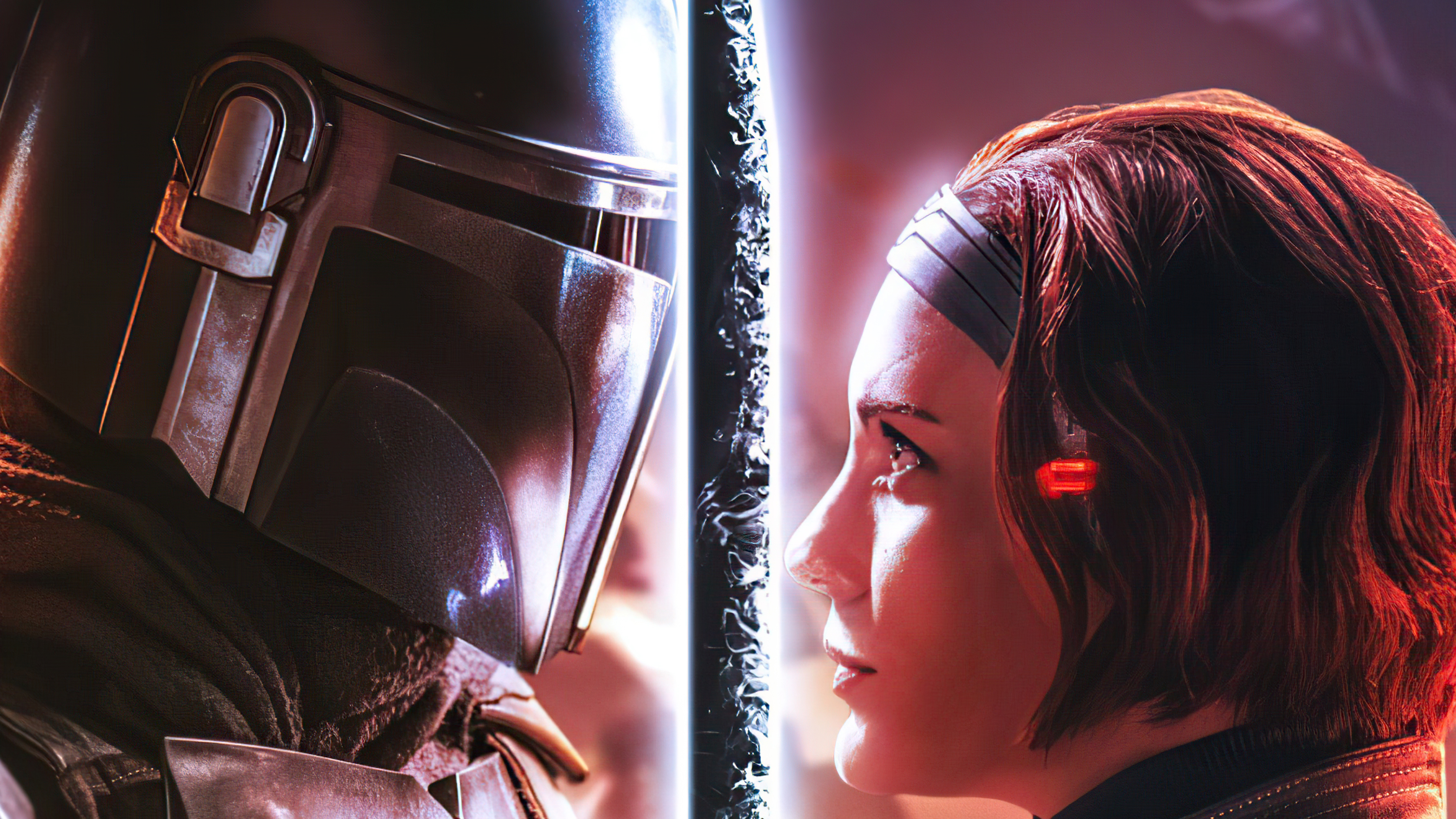 The Mandalorian and Bo-Katan Kryze from Star Wars 4K HD Wallpaper