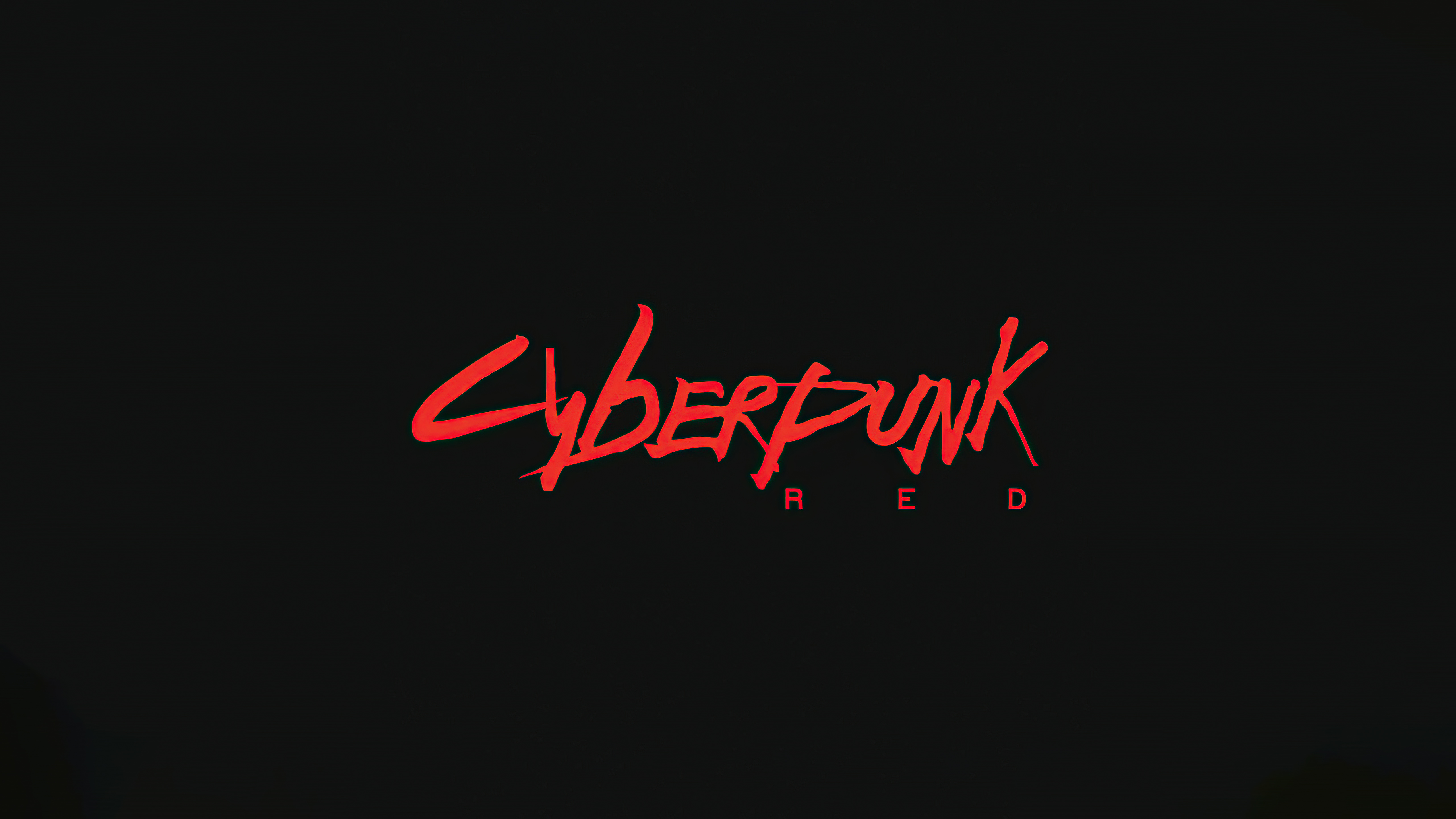 Cyberpunk RED logo HD Wallpaper