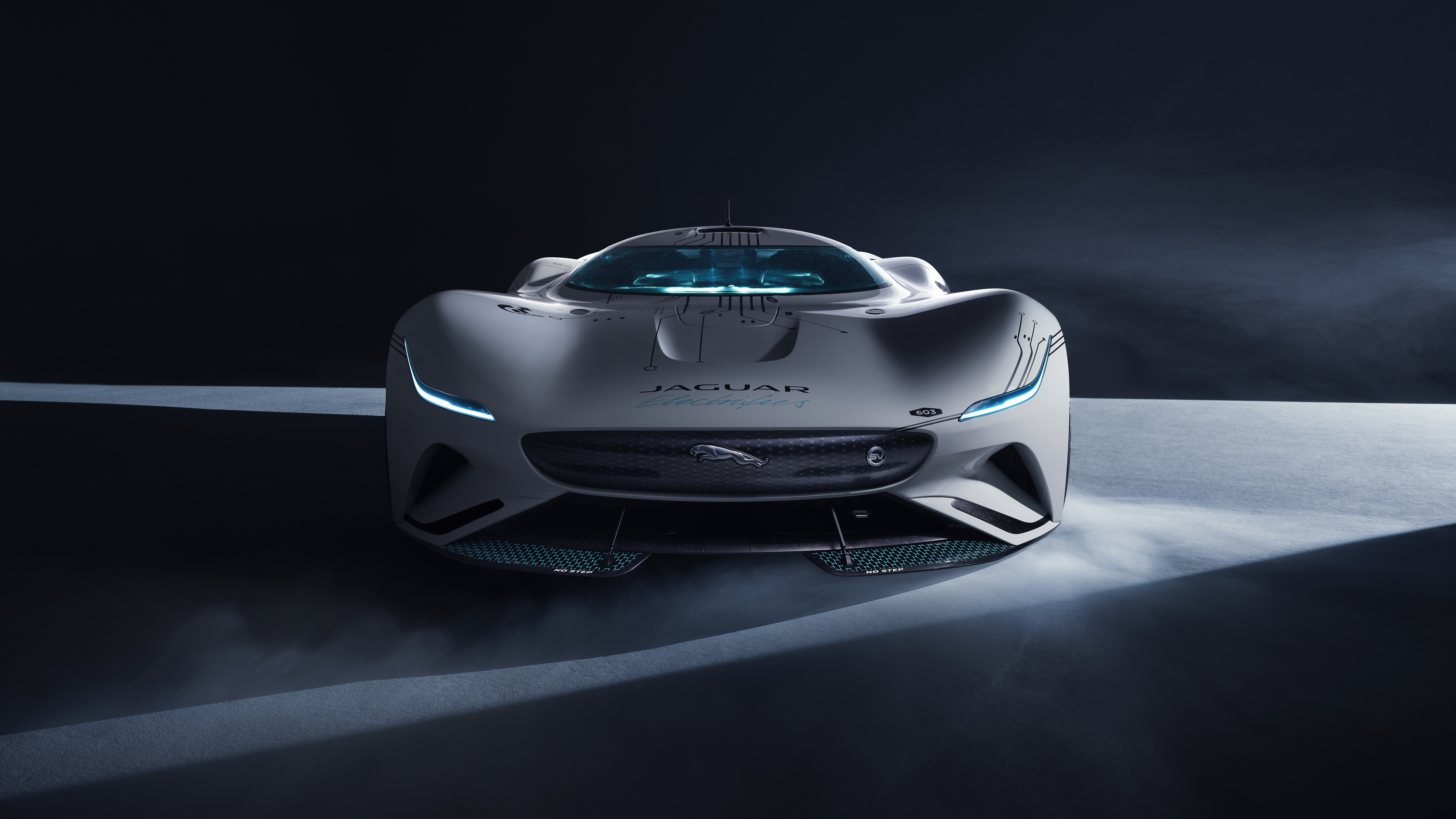 Jaguar Vision Gran Turismo SV concept car HD Wallpaper