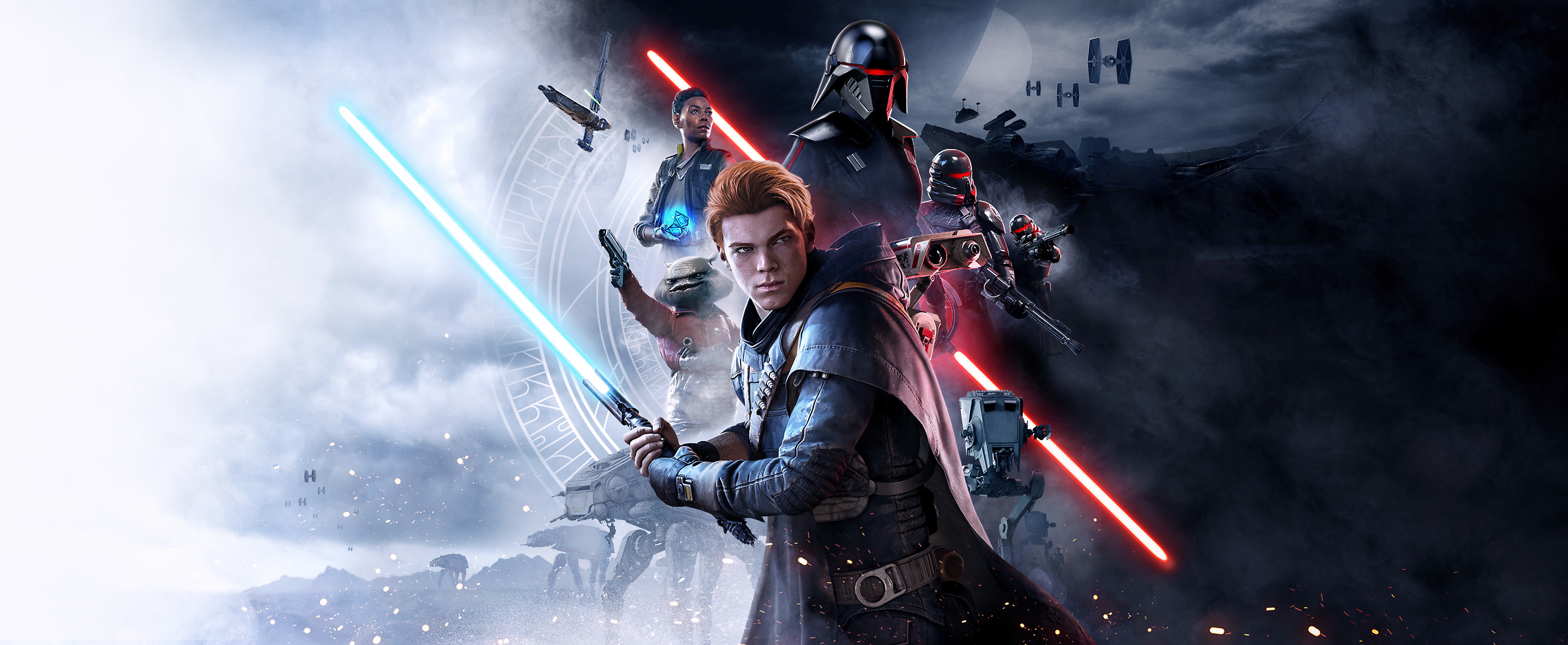 Cal Kestis and allies from Star Wars Jedi: Fallen Order HD Wallpaper