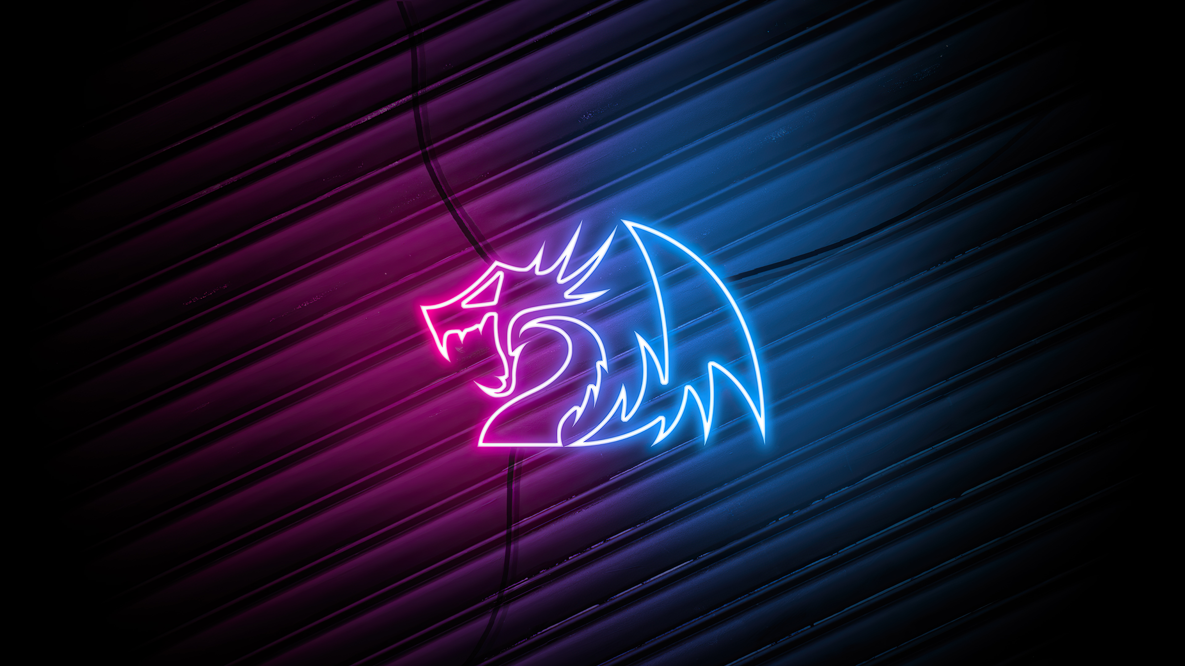 Dragon Logo 4K HD Wallpaper