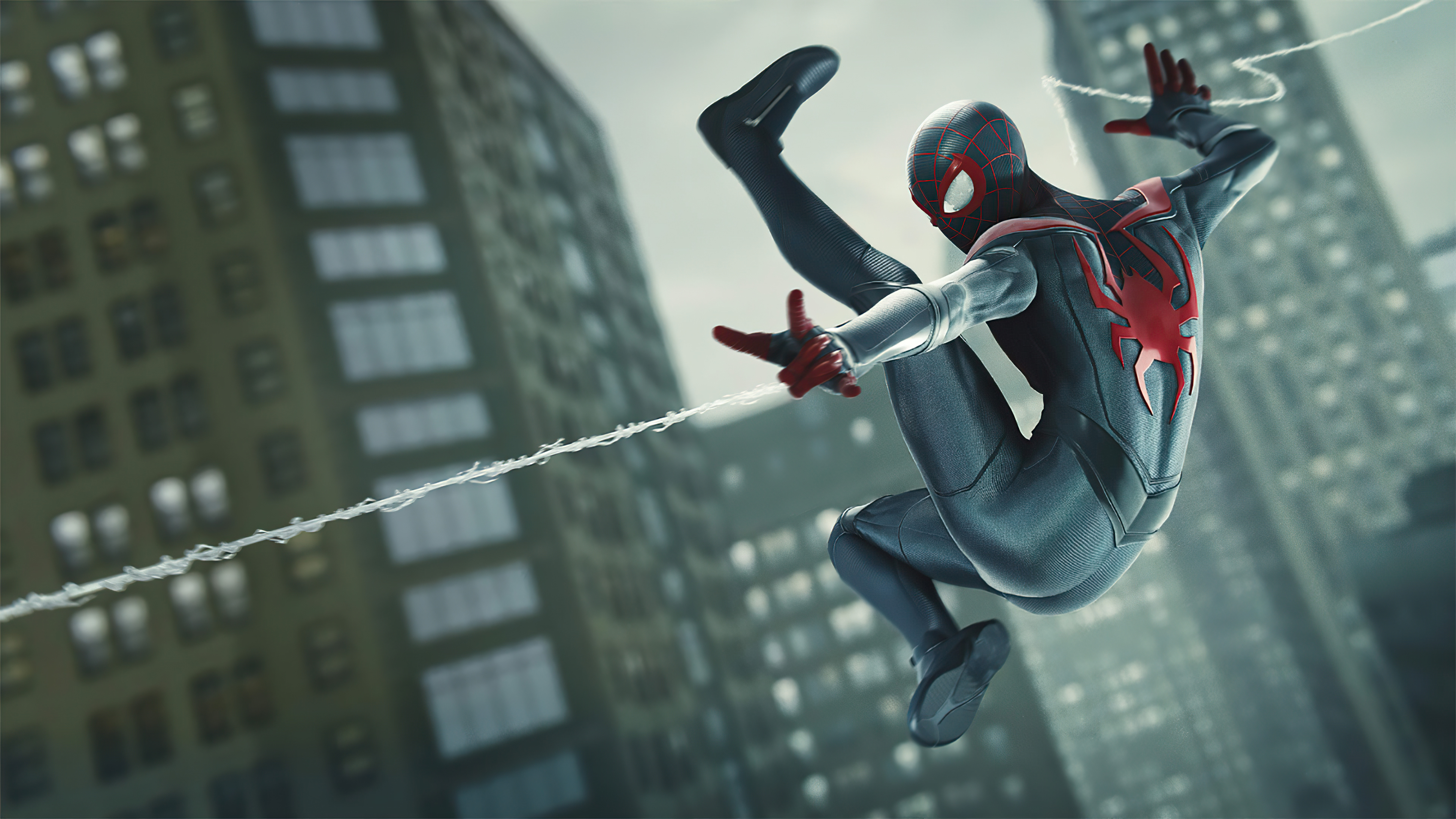 Spider-Man Miles Morales from Marvel's Spider-Man 4K HD Wallpaper