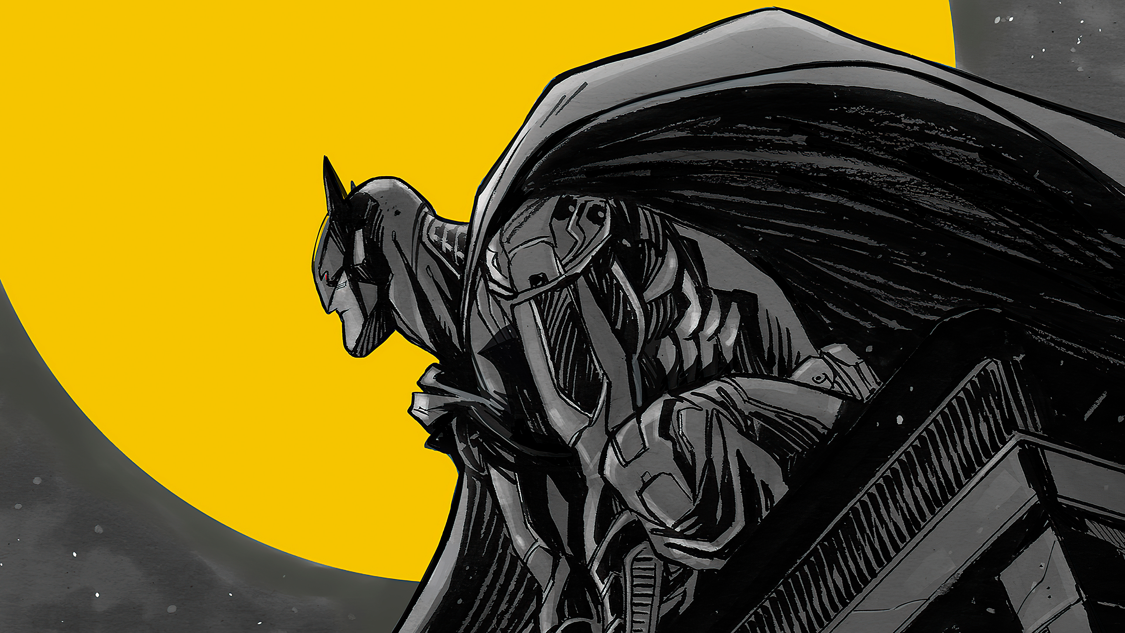 Batman artwork 4K HD Wallpaper