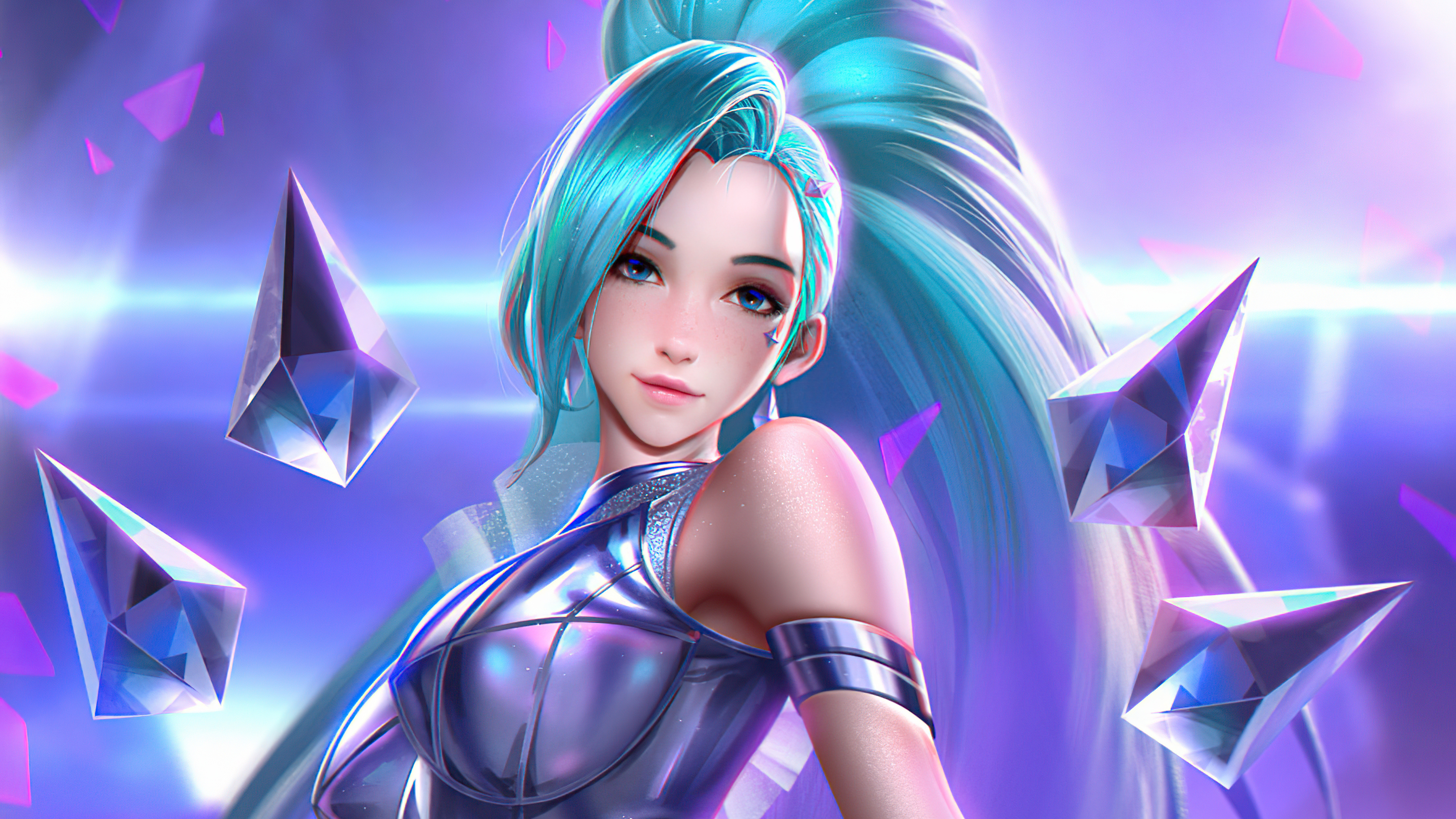 Seraphine from League of Legends KDA HD Wallpaper