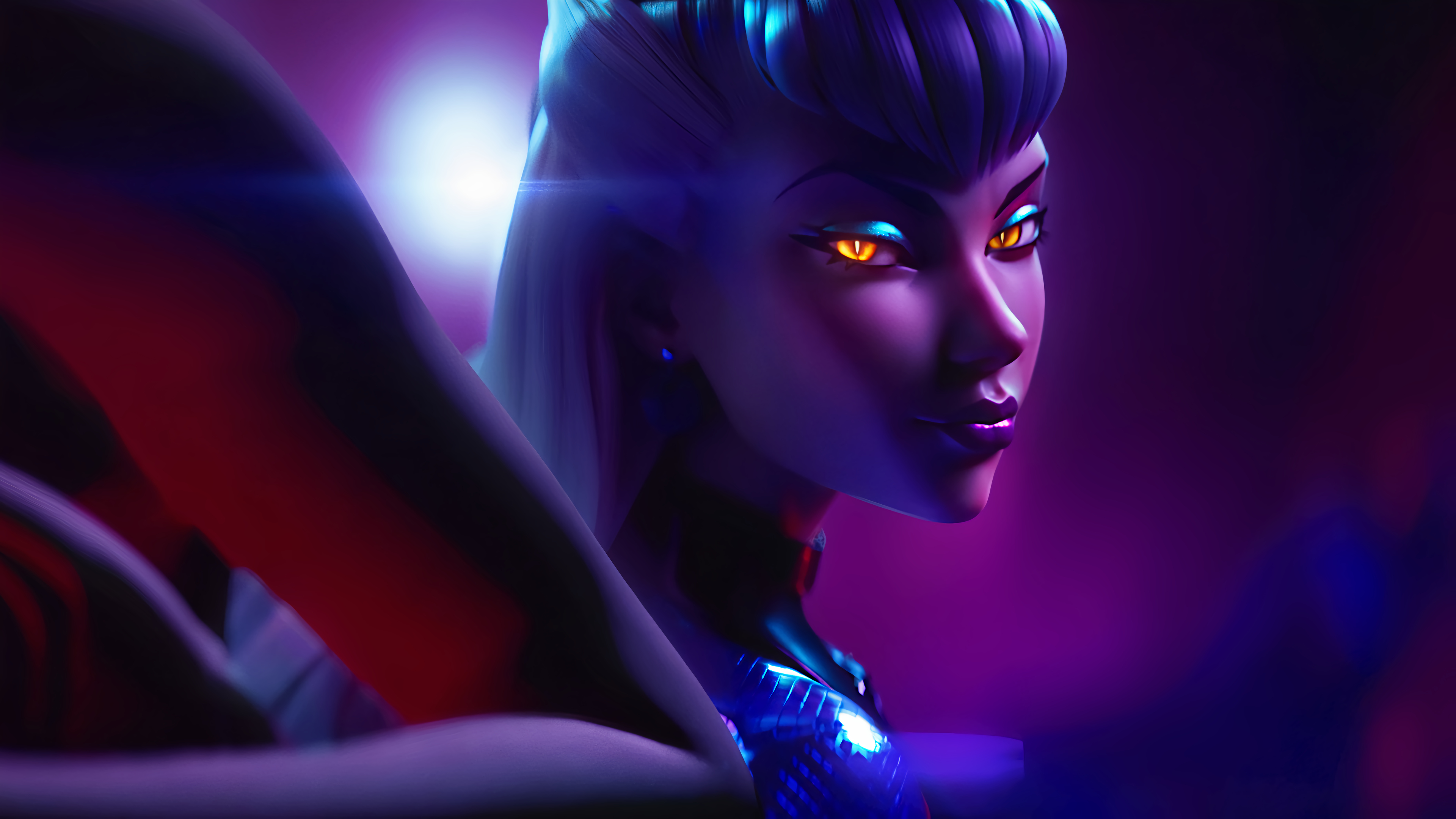 K/DA Evelynn from League of Legends 4K HD Wallpaper
