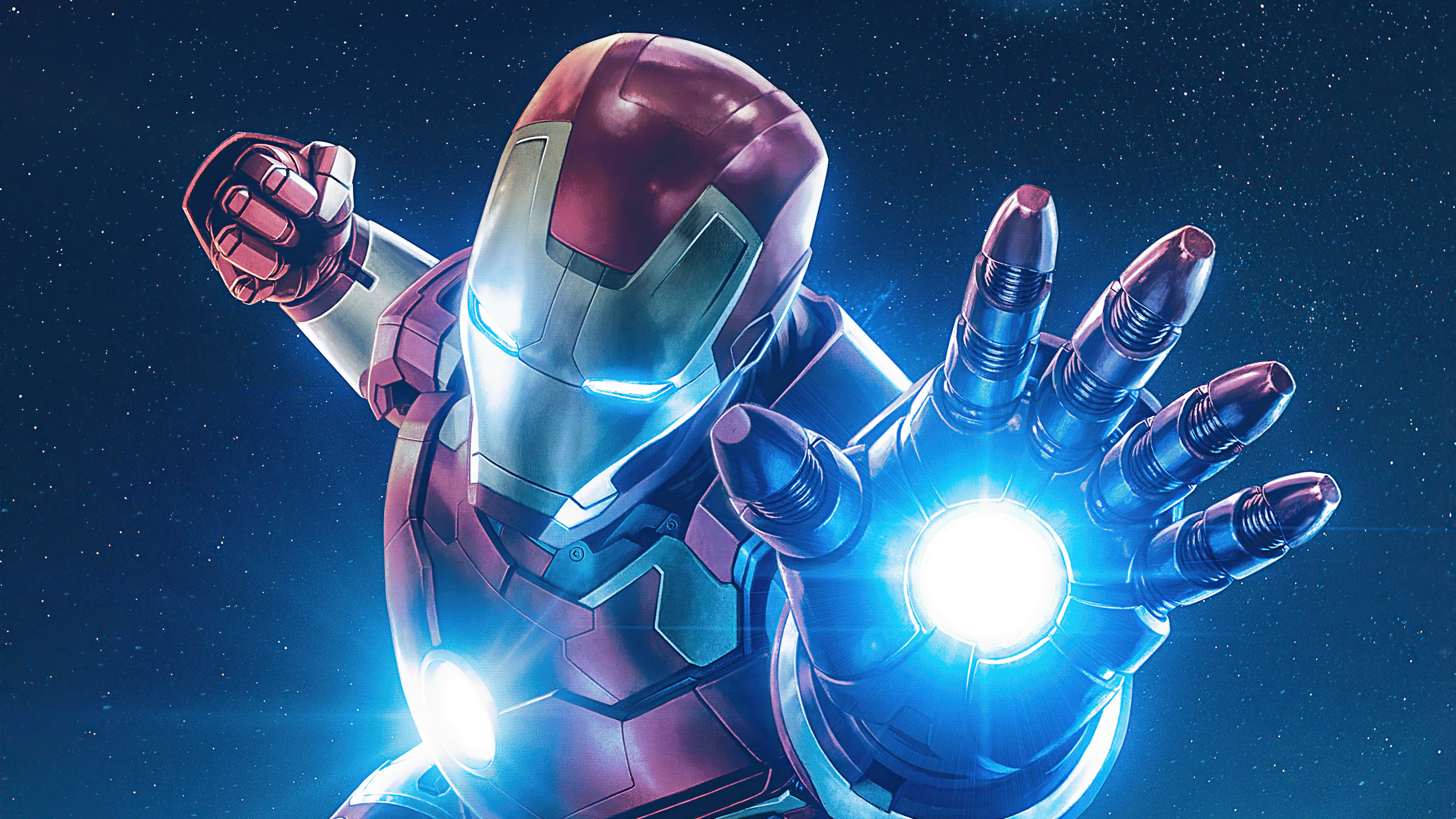 Iron Man in Space HD Wallpaper