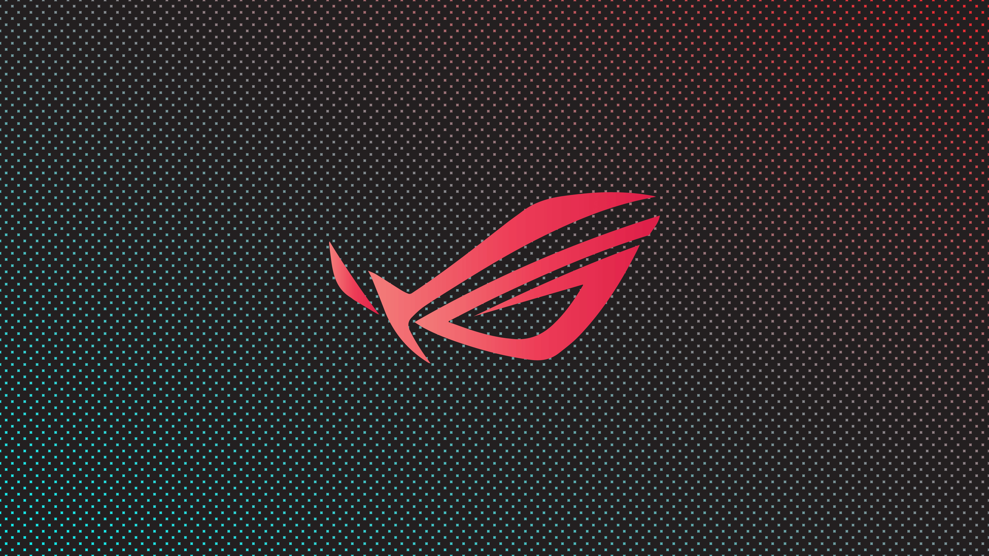 Republic of Gamers logo on a dotted background HD Wallpaper