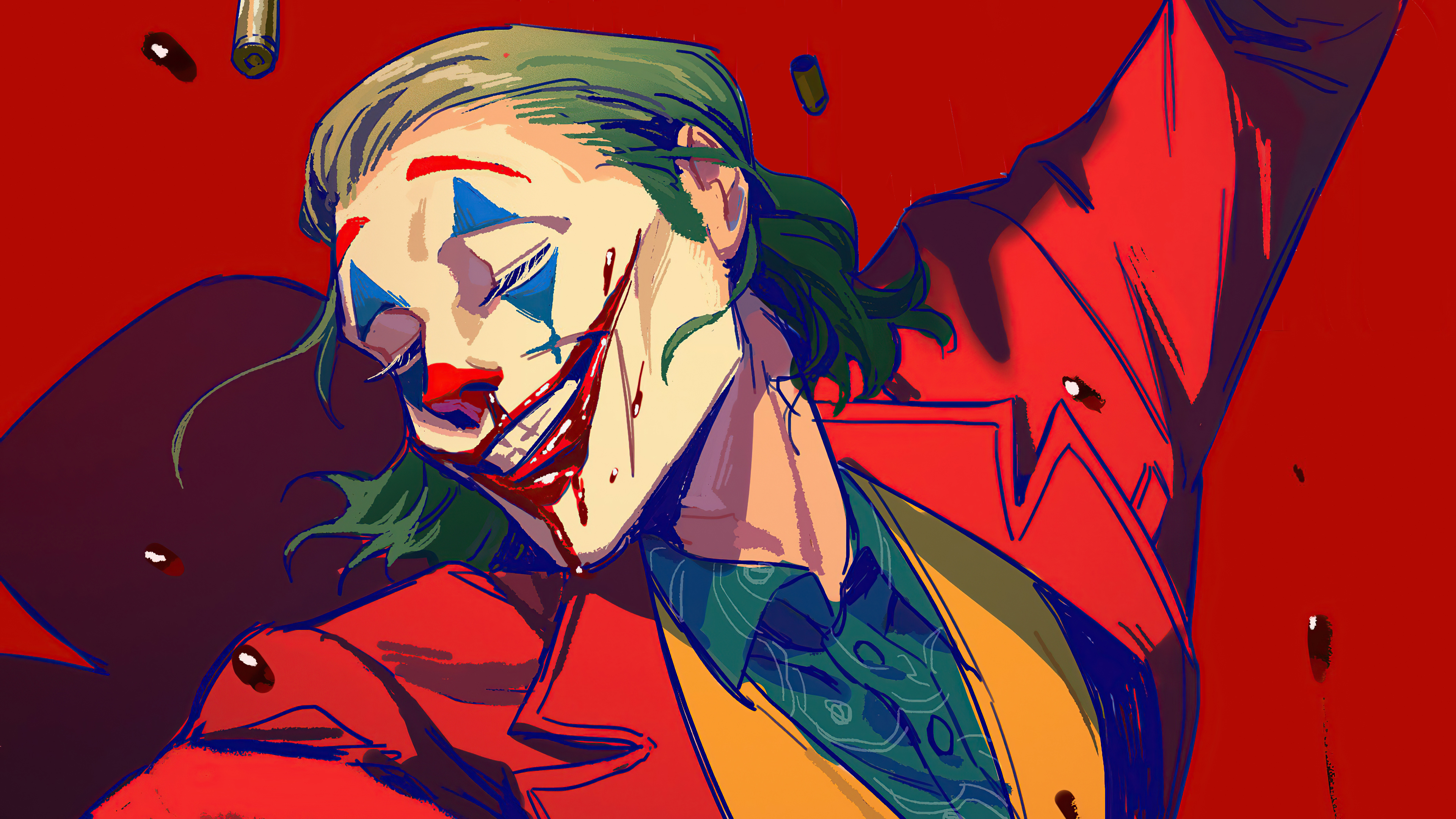 Joker artwork 4K HD Wallpaper