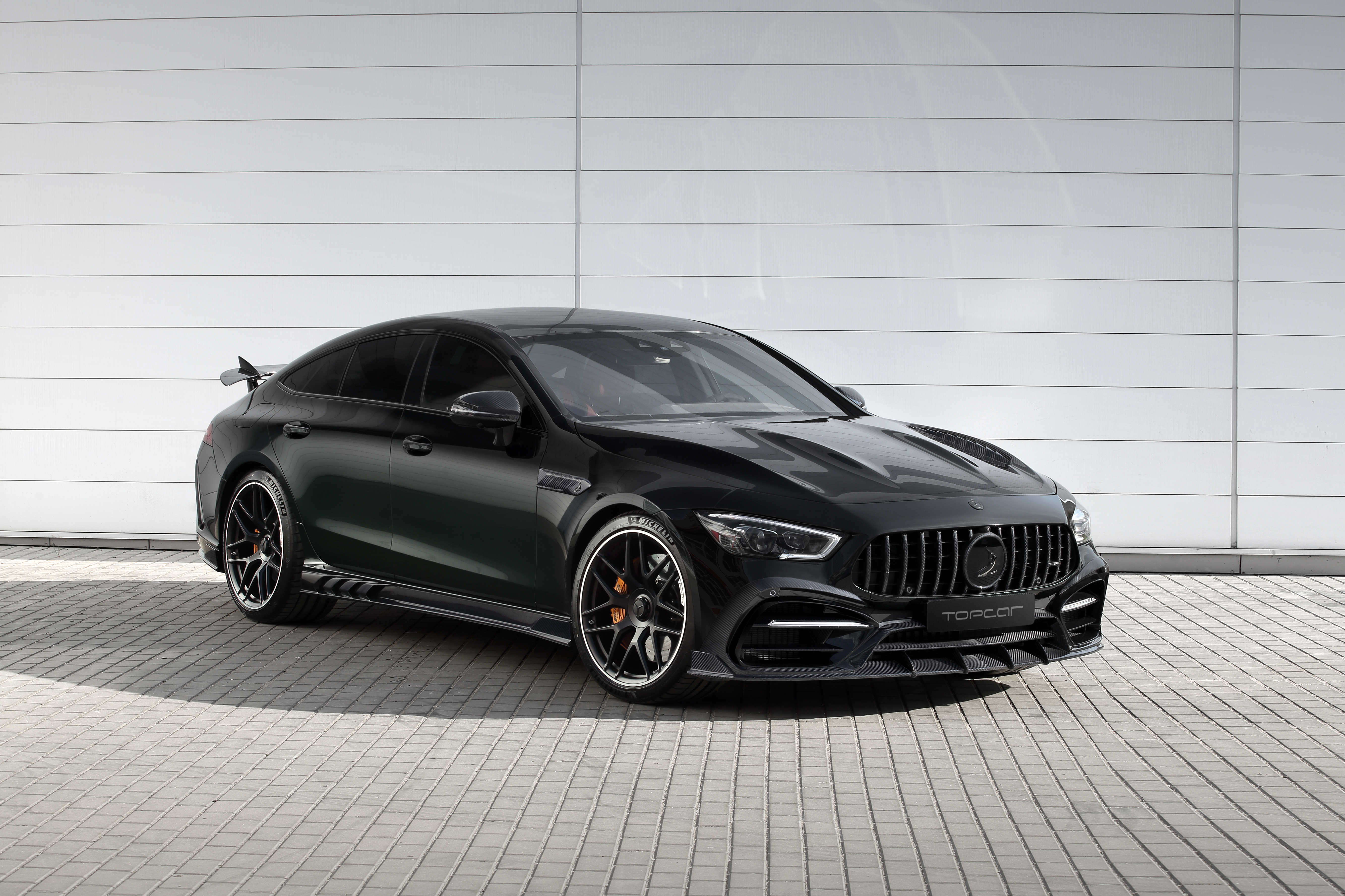 Black Mercedes-AMG GT 63 S E Performance HD Wallpaper