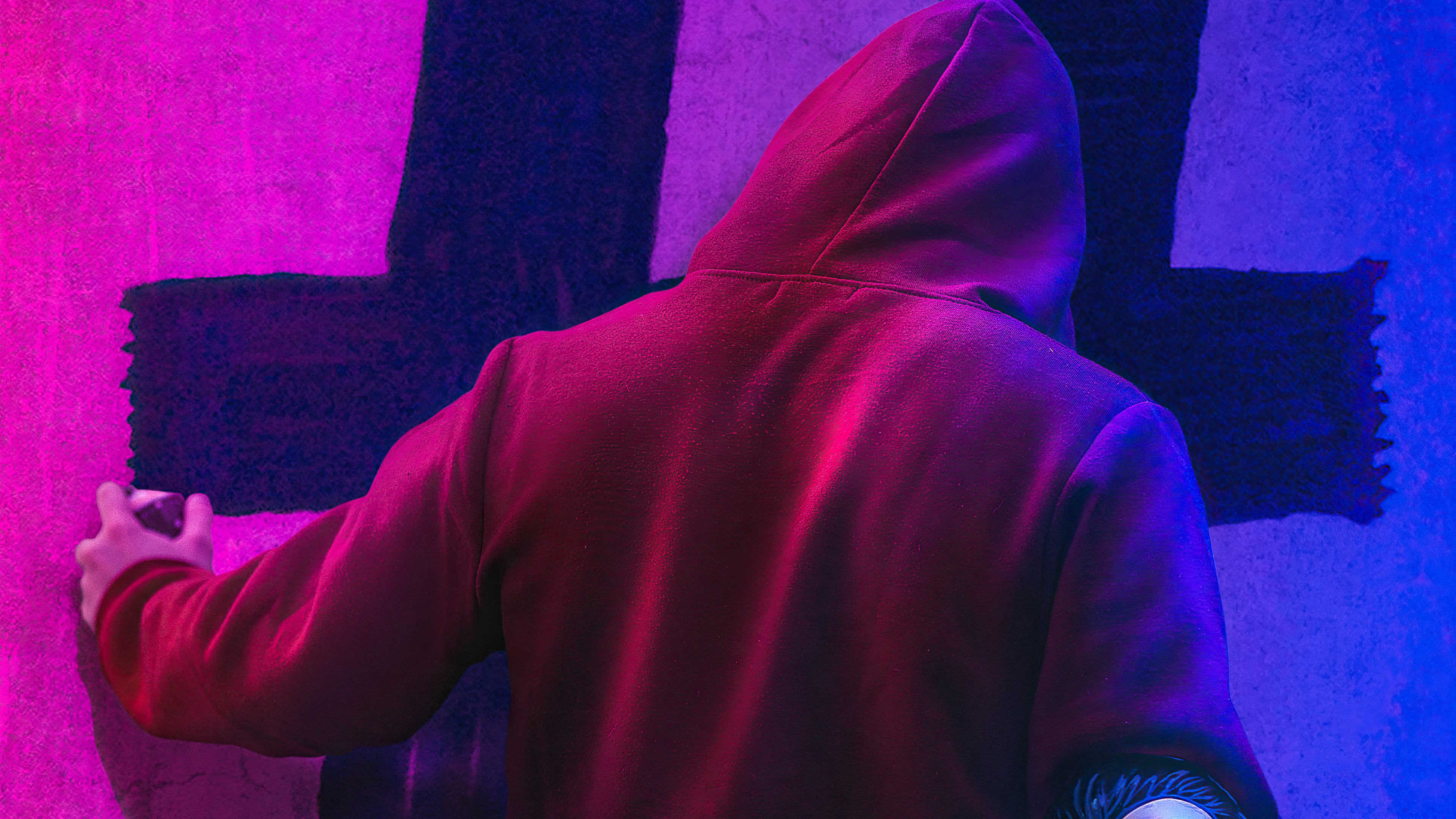 Hoodie artist painting artwork HD Wallpaper