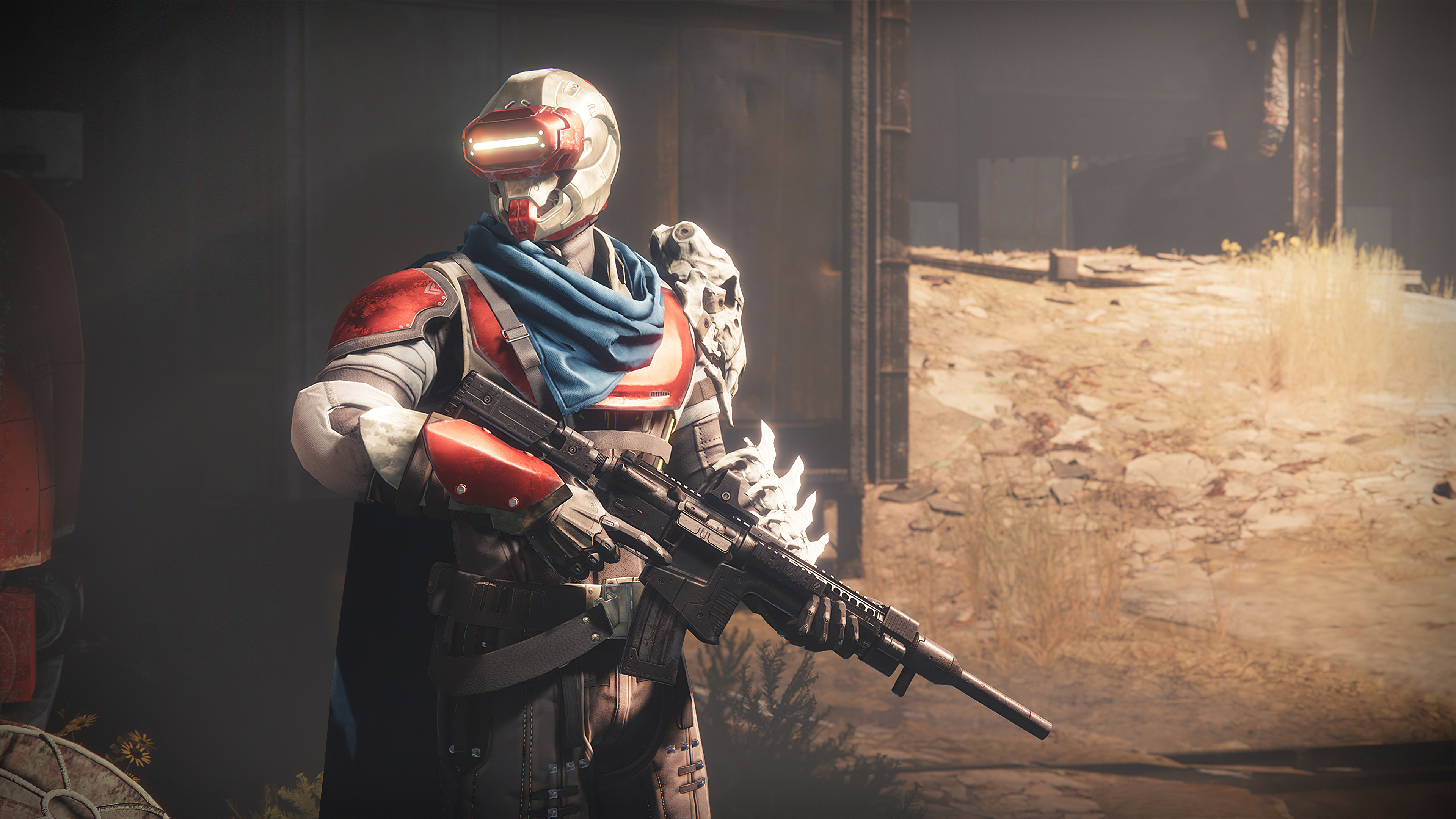 Destiny 2 Guardian holding a rifle HD Wallpaper