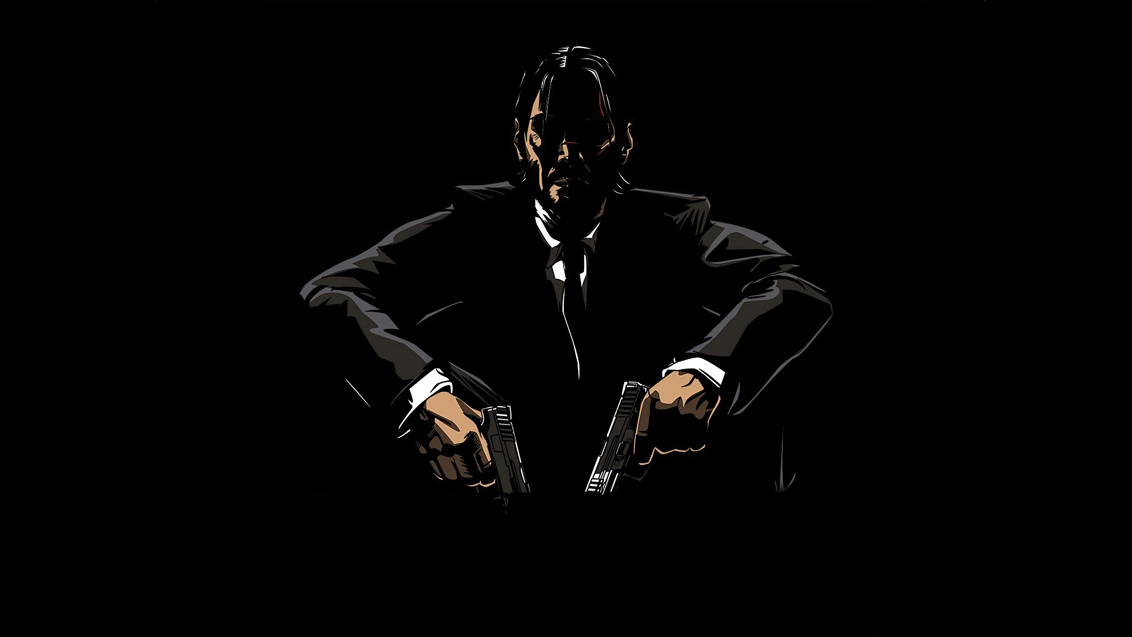John Wick from Movies artwork 4K HD Wallpaper