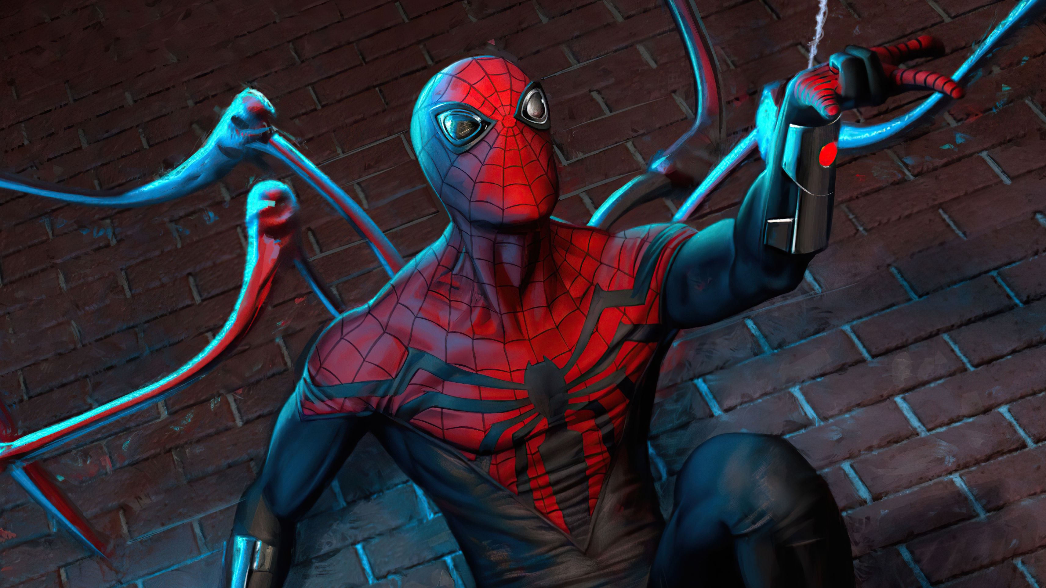 Spider-Man artwork 4K HD Wallpaper