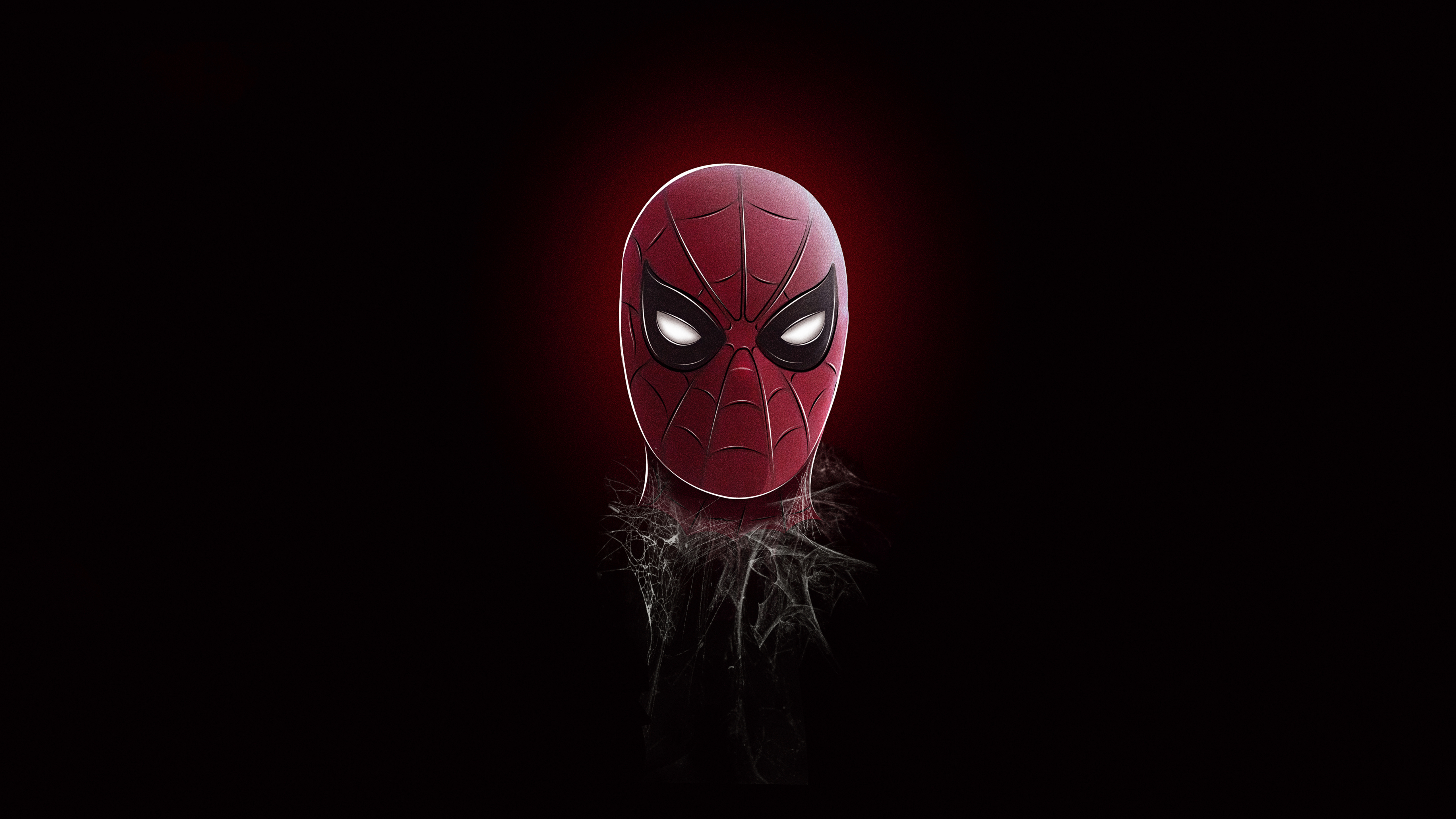 Spiderman mask artwork 4k HD Wallpaper