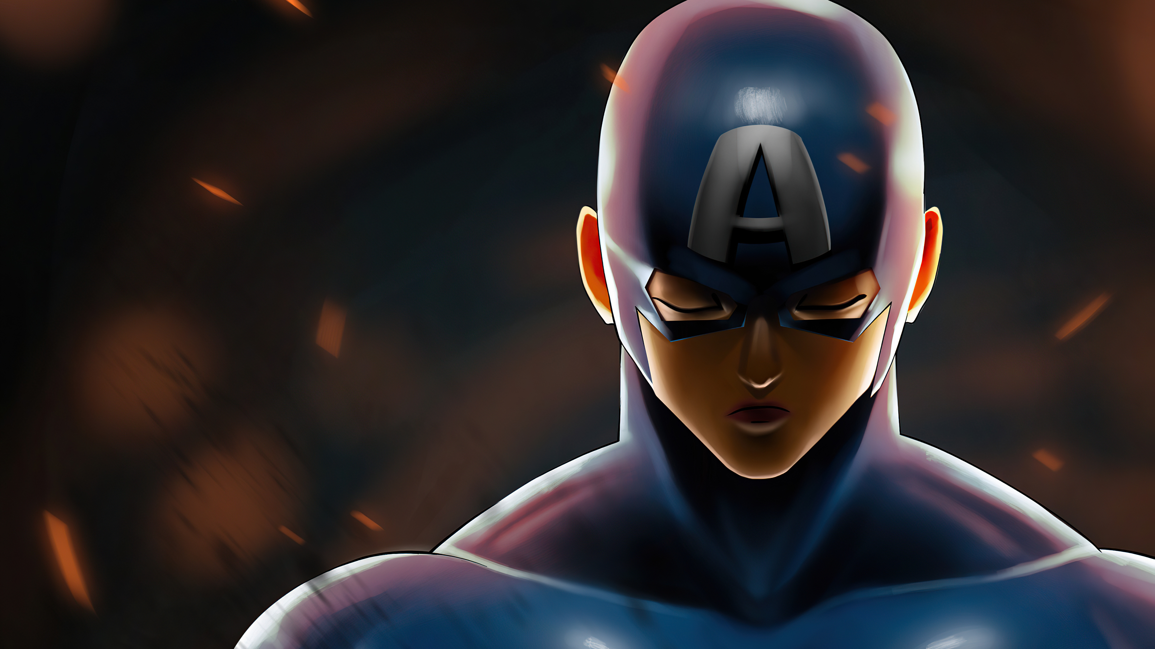 Captain America artwork 4K HD Wallpaper