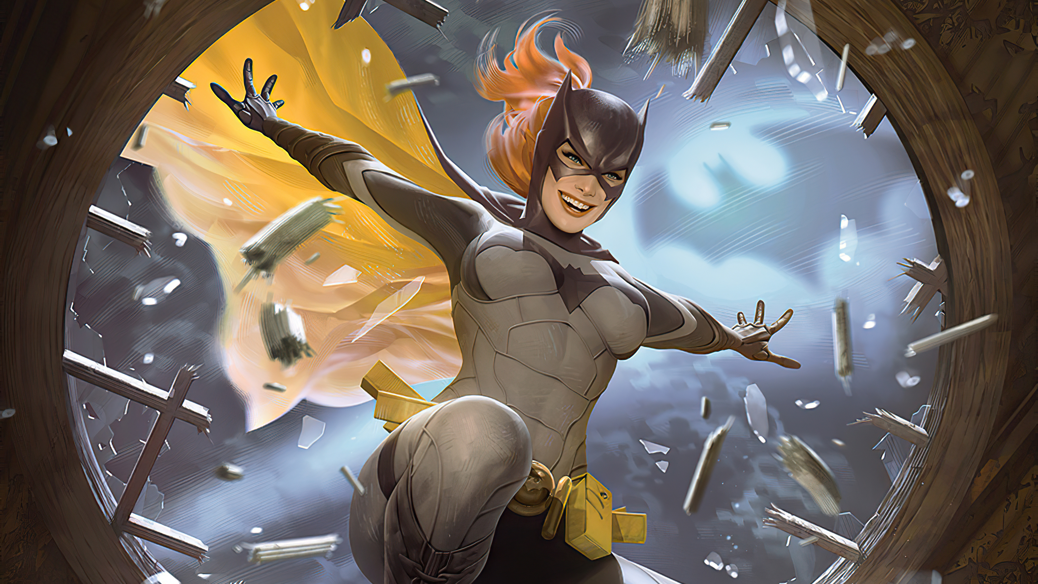 Batgirl from DC Comics artwork HD Wallpaper