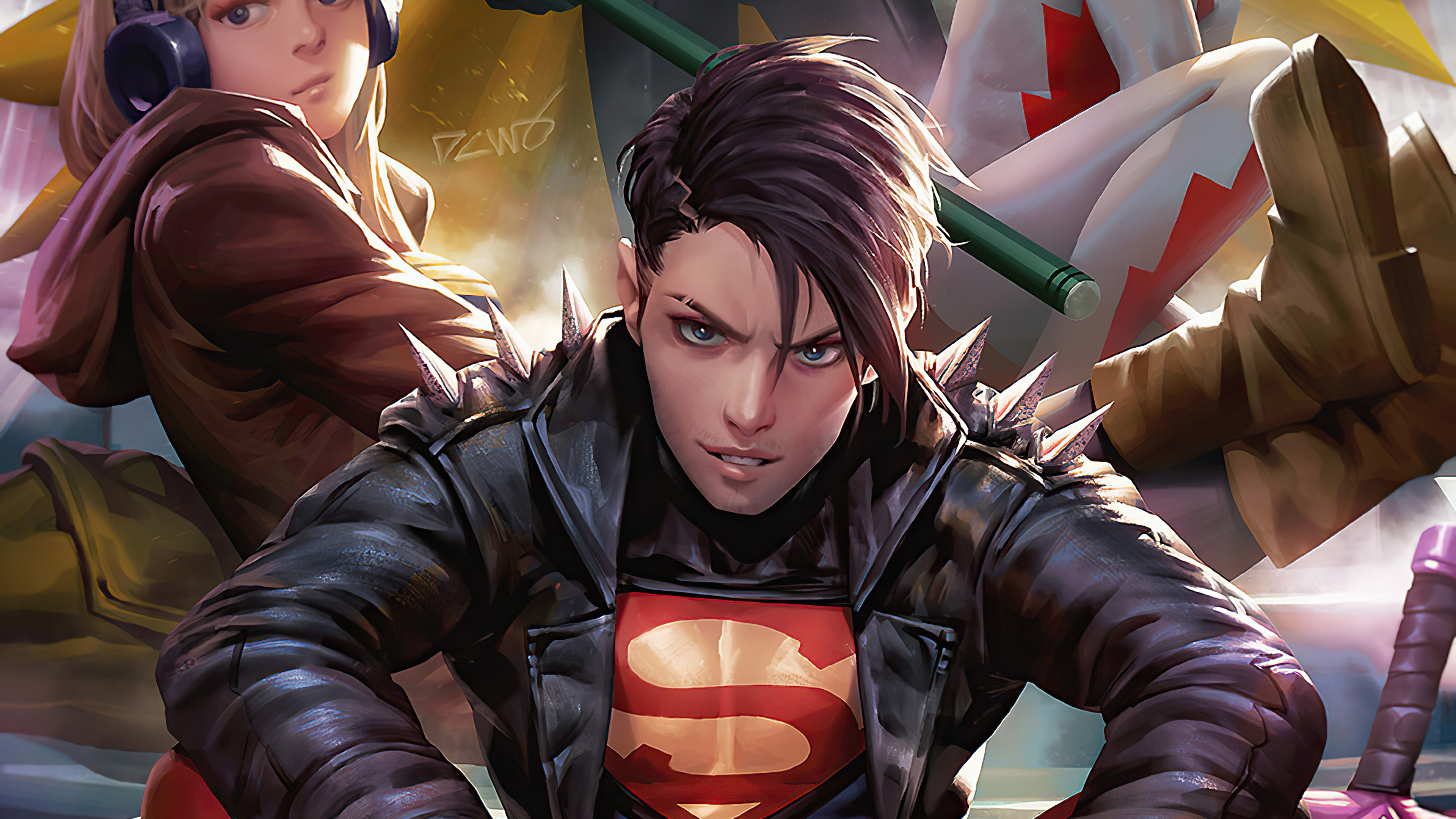 Superboy from DC Comics Artwork HD Wallpaper