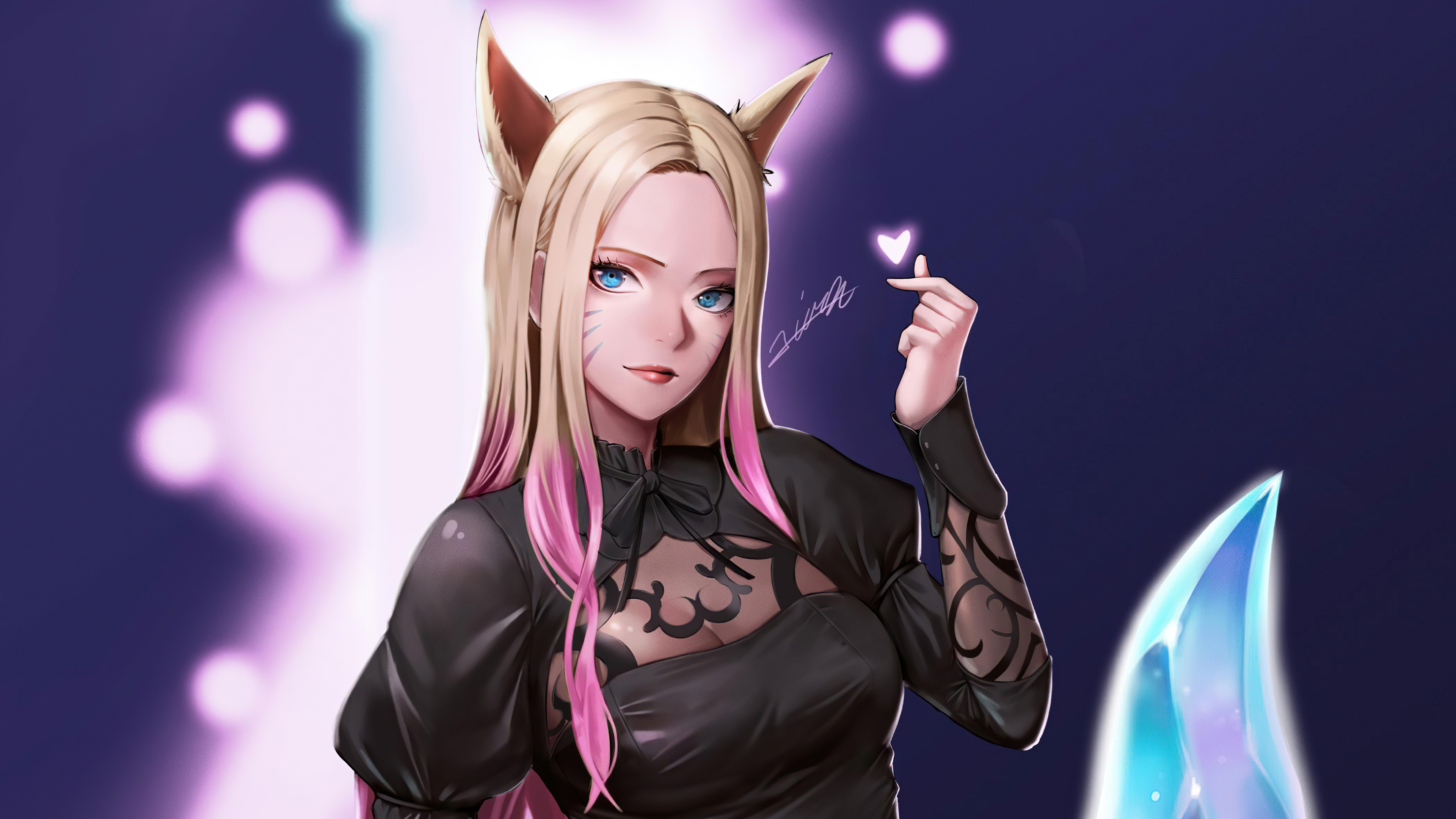 Ahri from League of Legends 4K HD Wallpaper