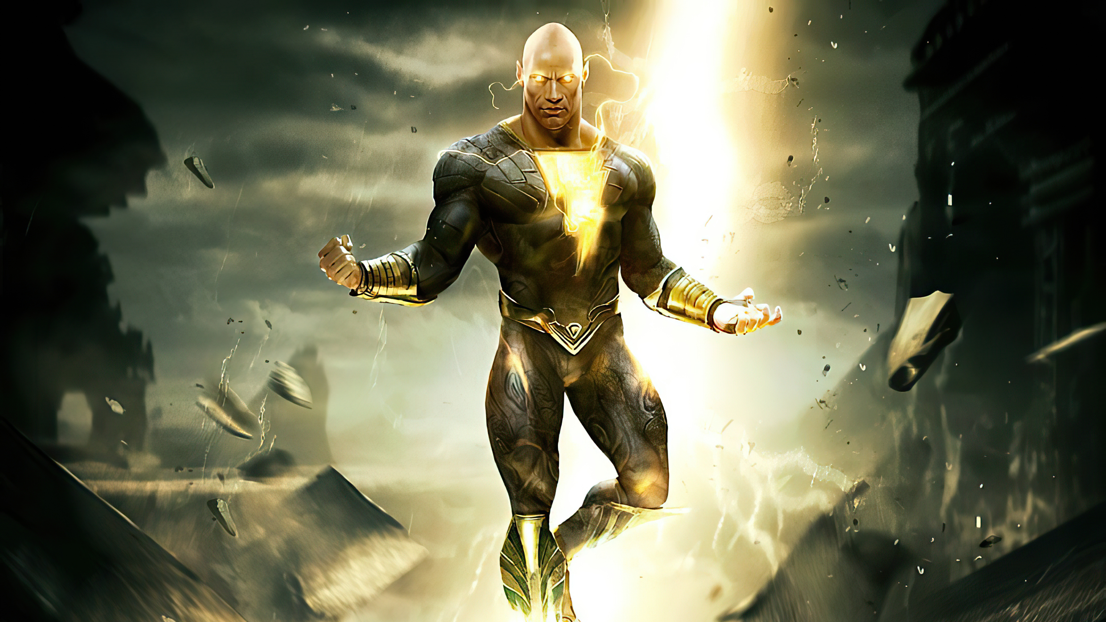 Black Adam Superhero Artwork in HD Wallpaper