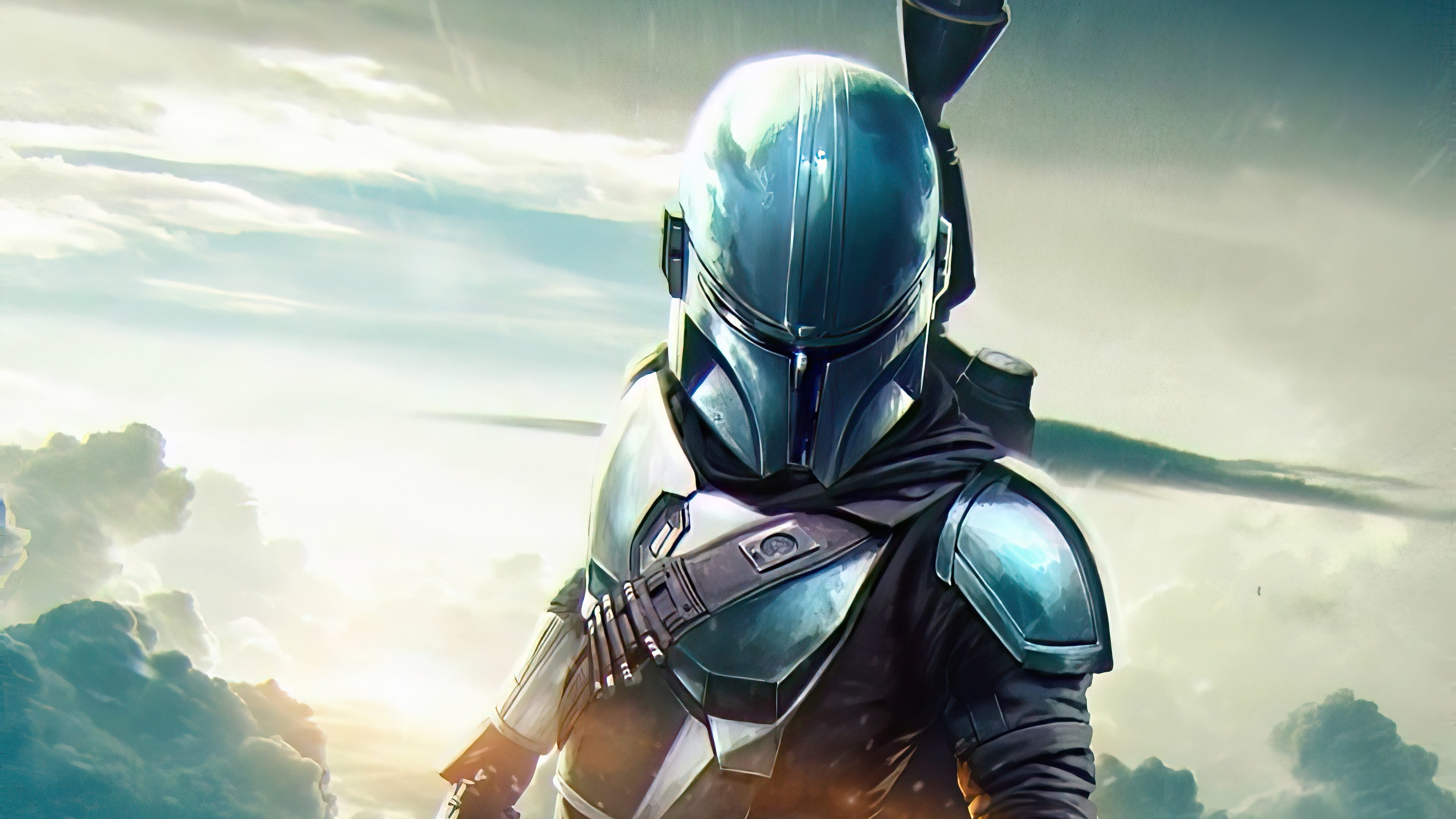 The Mandalorian from Star Wars 4K HD Wallpaper