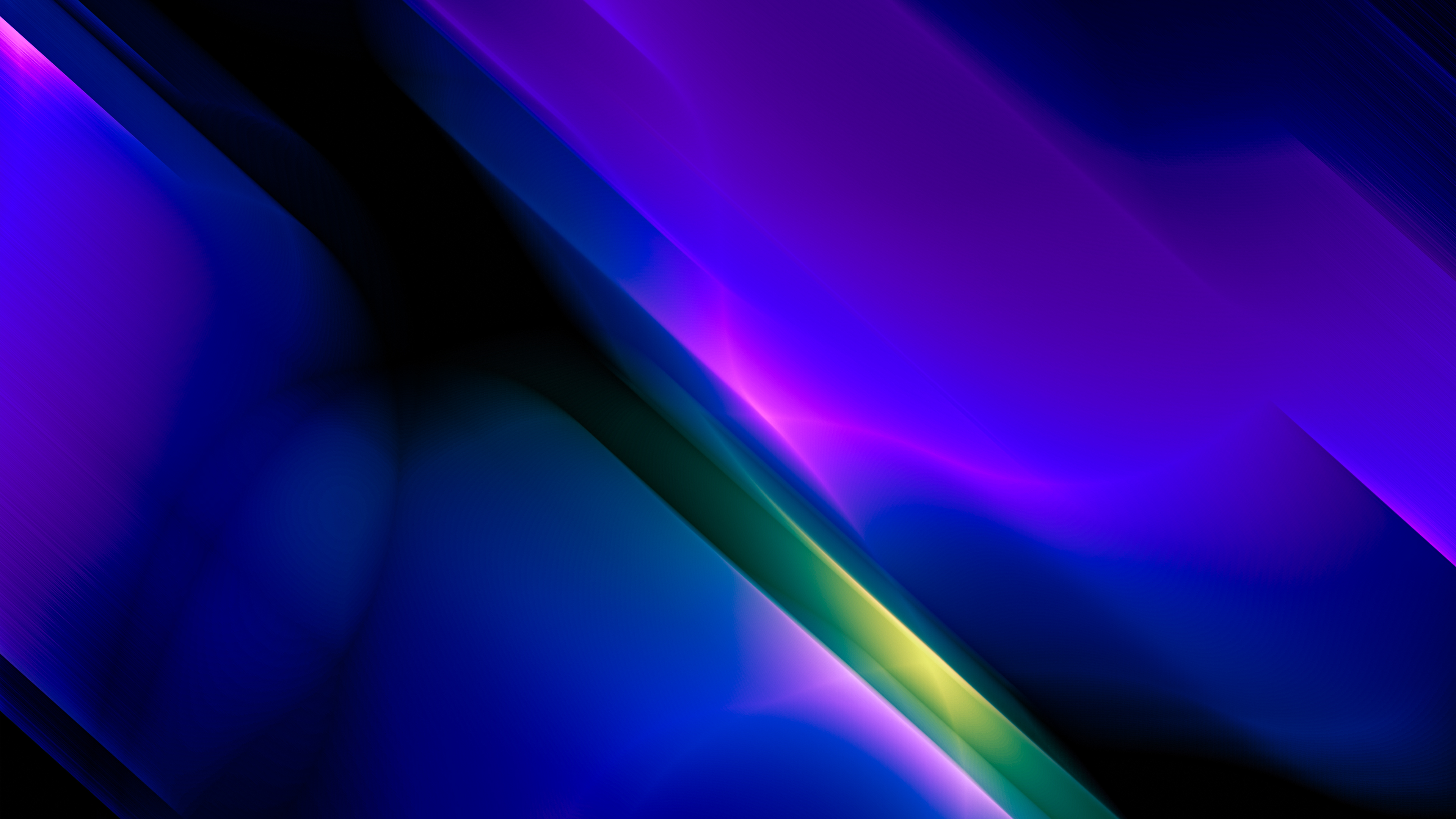 Abstract digital art with purple and blue hues HD Wallpaper