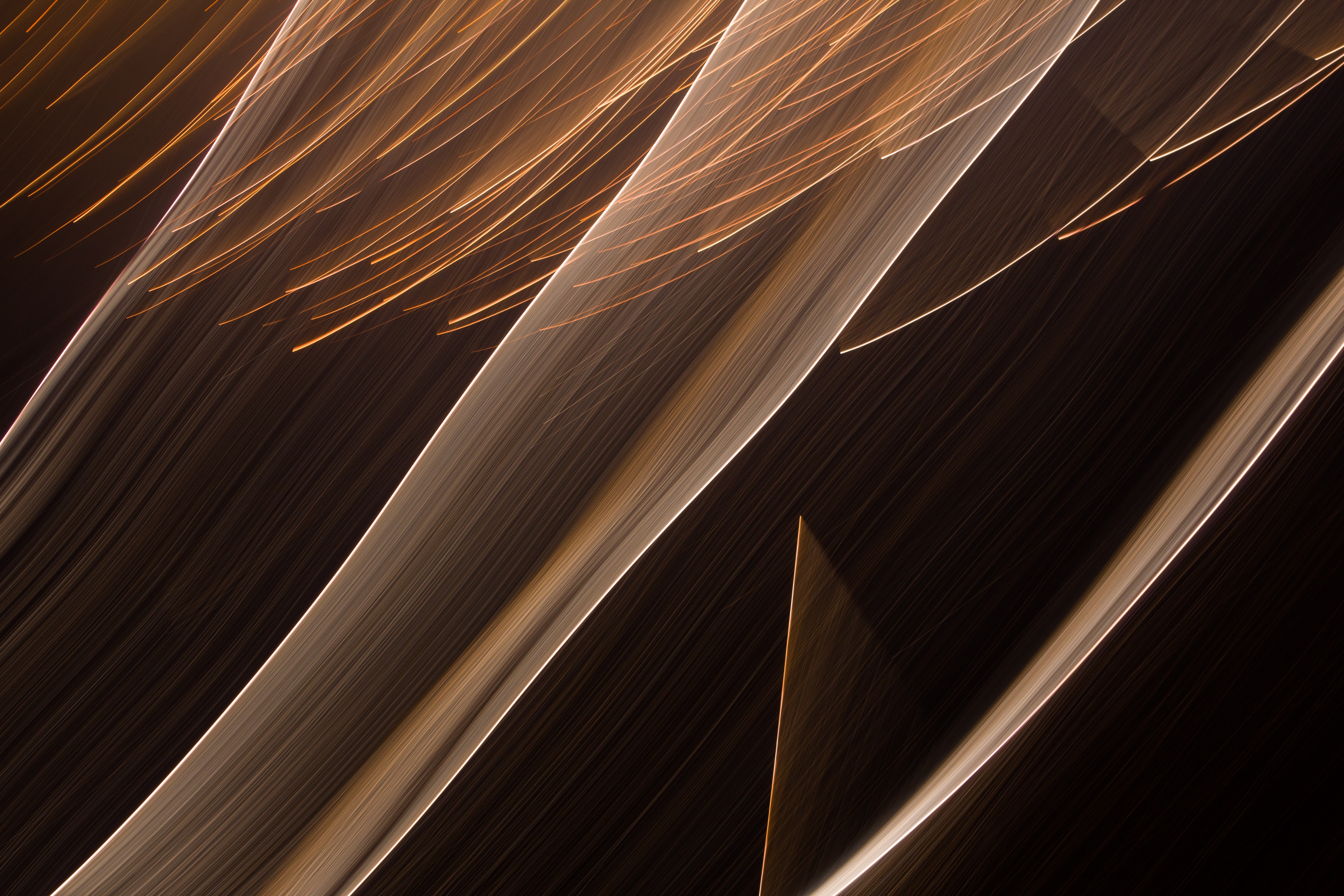 Abstract light streaks 4K HD Wallpaper