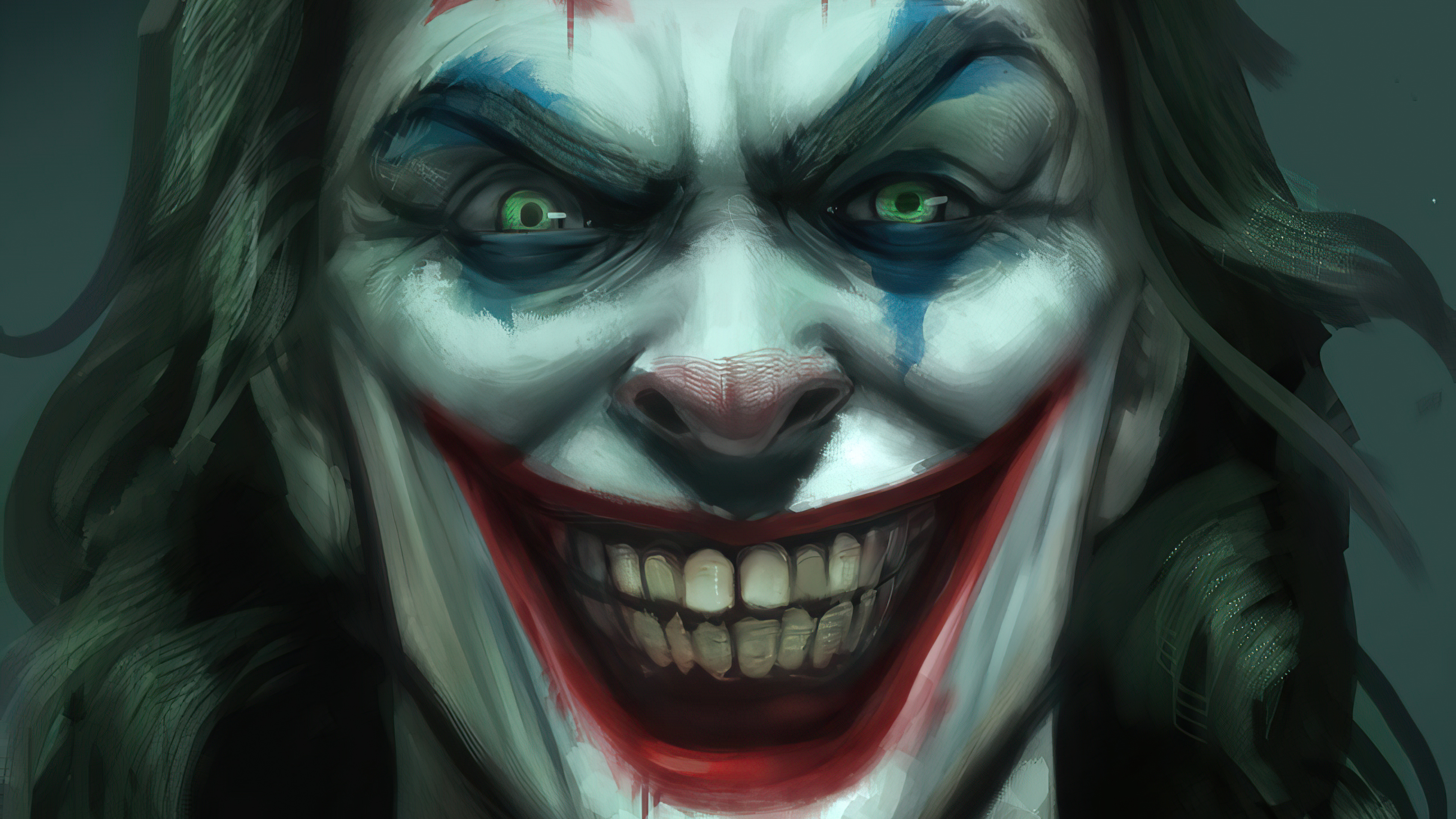 Joker artwork 4K HD Wallpaper
