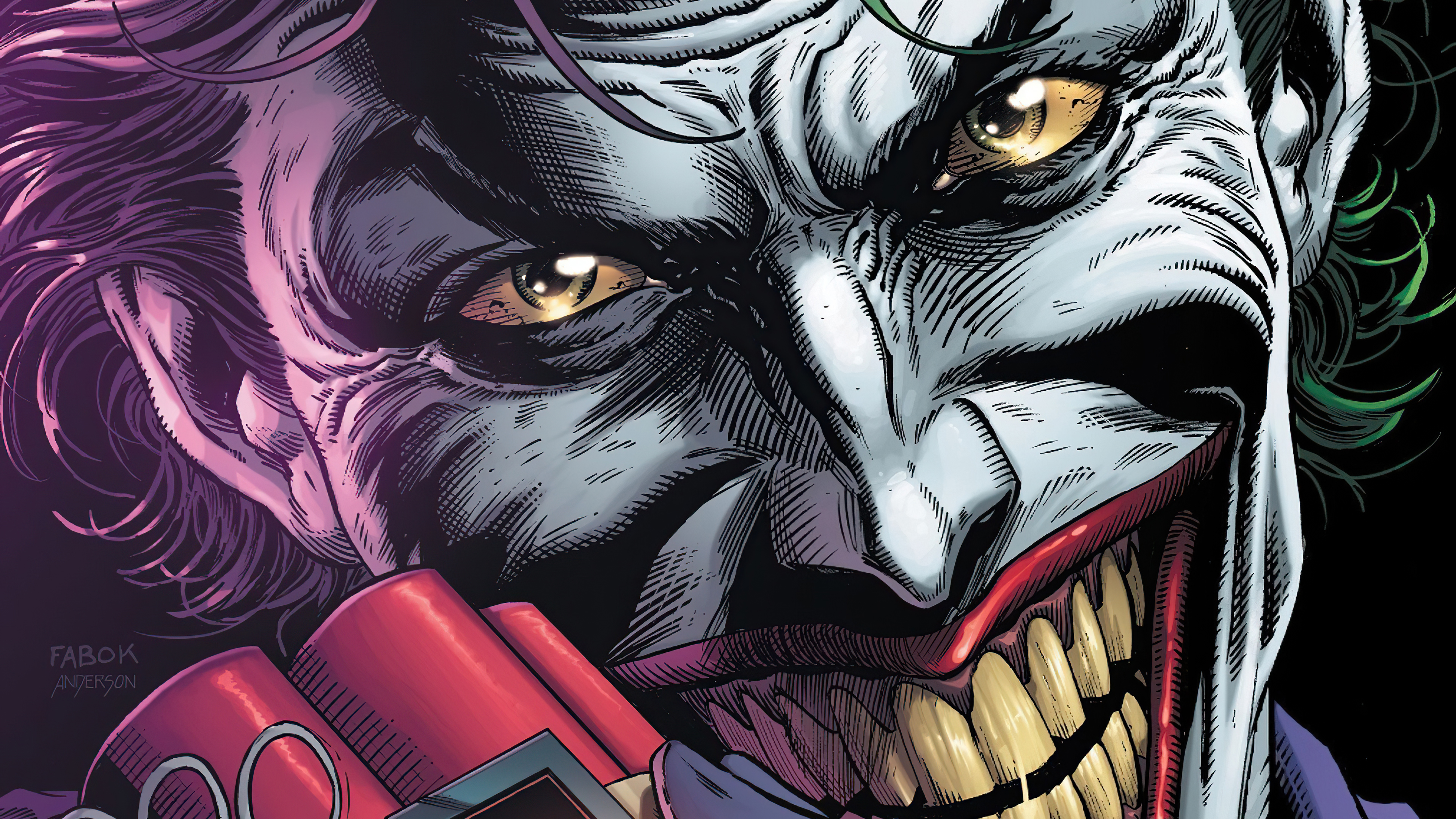 The Joker from DC Comics 4K HD Wallpaper