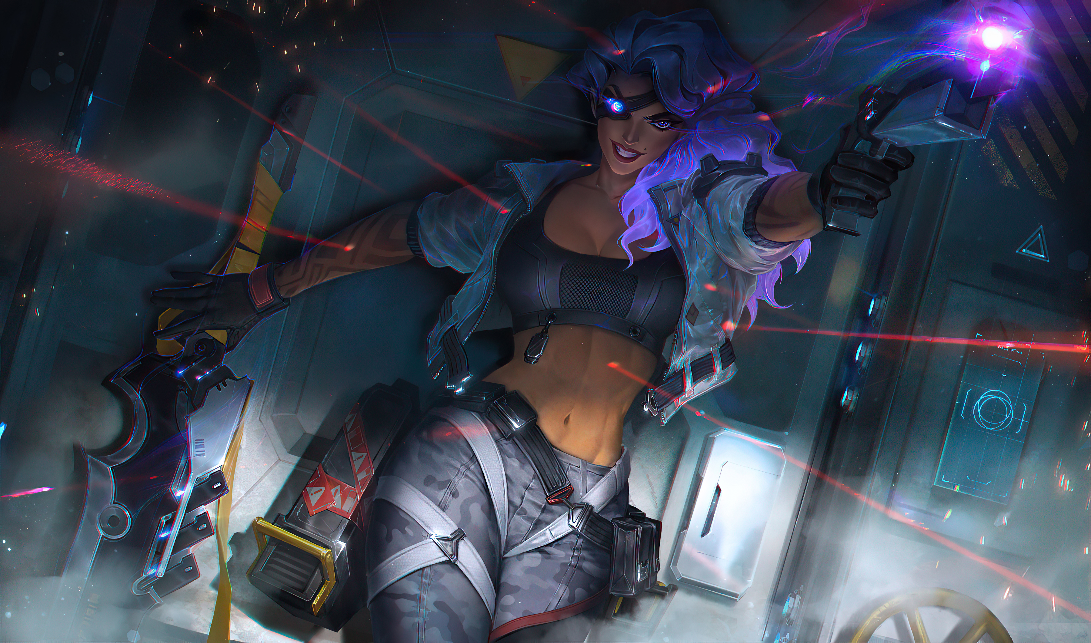 Samira from League of Legends 4K HD Wallpaper
