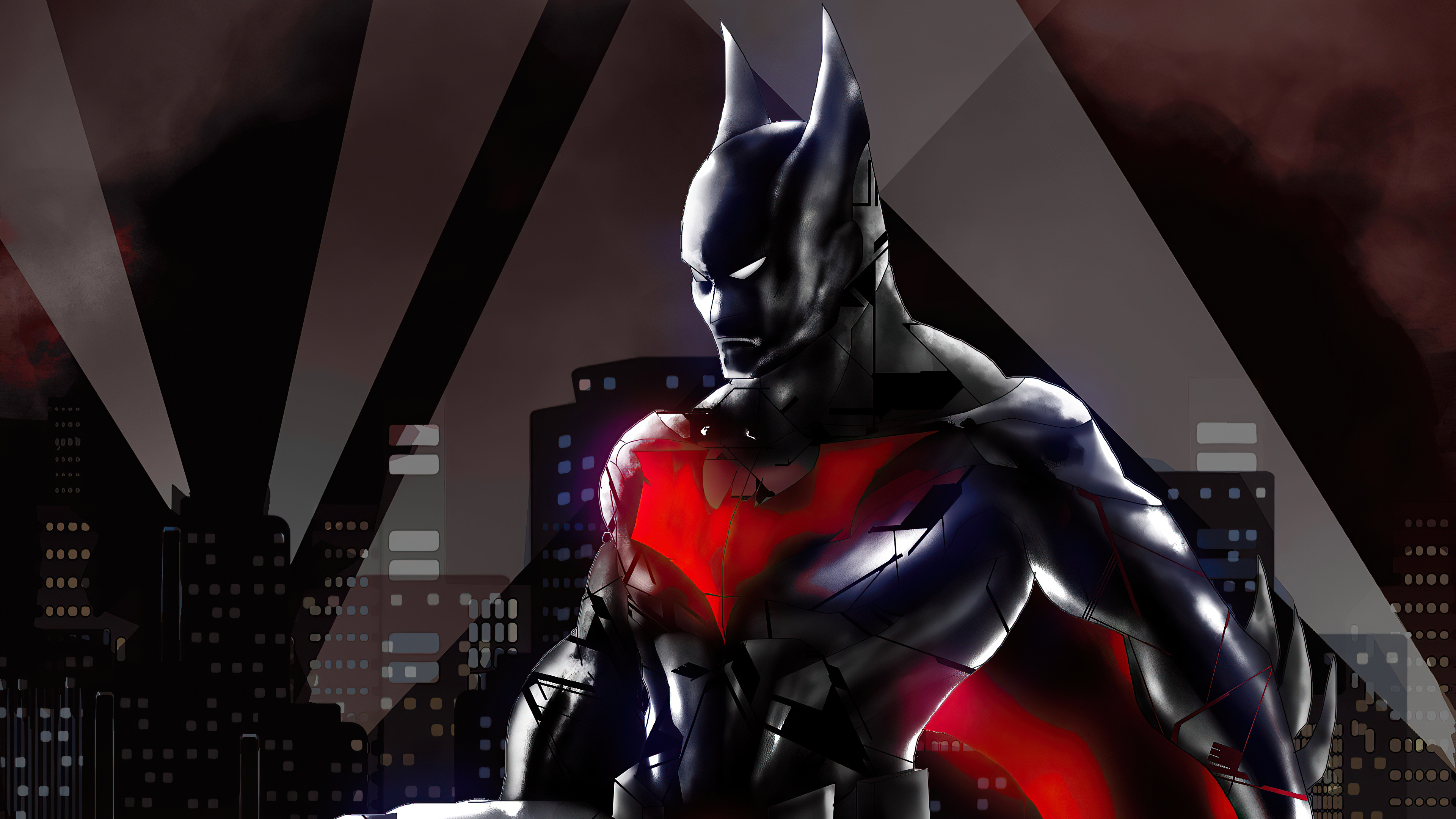 Batman Beyond artwork 4K HD Wallpaper