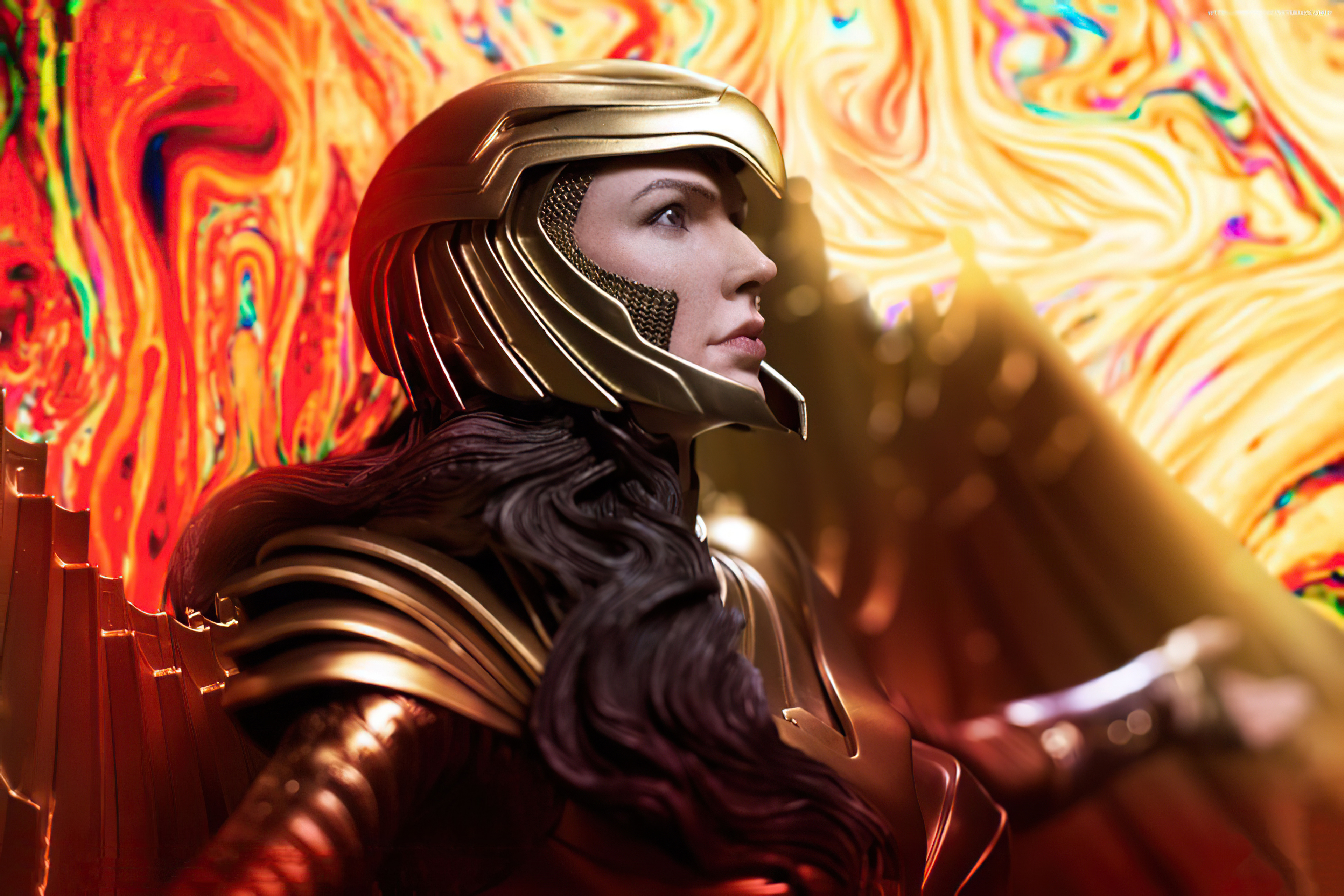 Wonder Woman from Wonder Woman 1984 artwork 4K HD Wallpaper