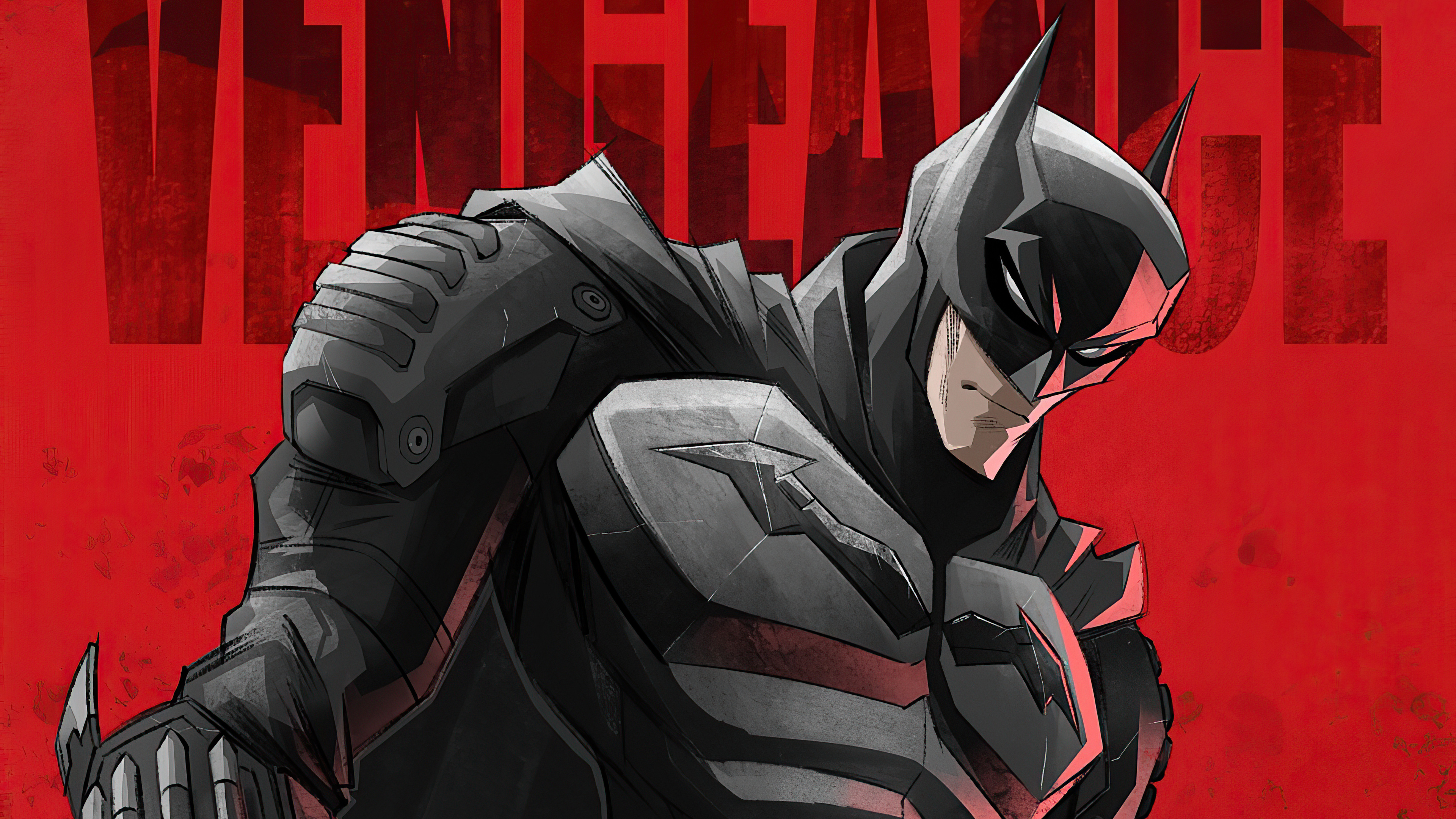 Batman from The Batman artwork HD Wallpaper