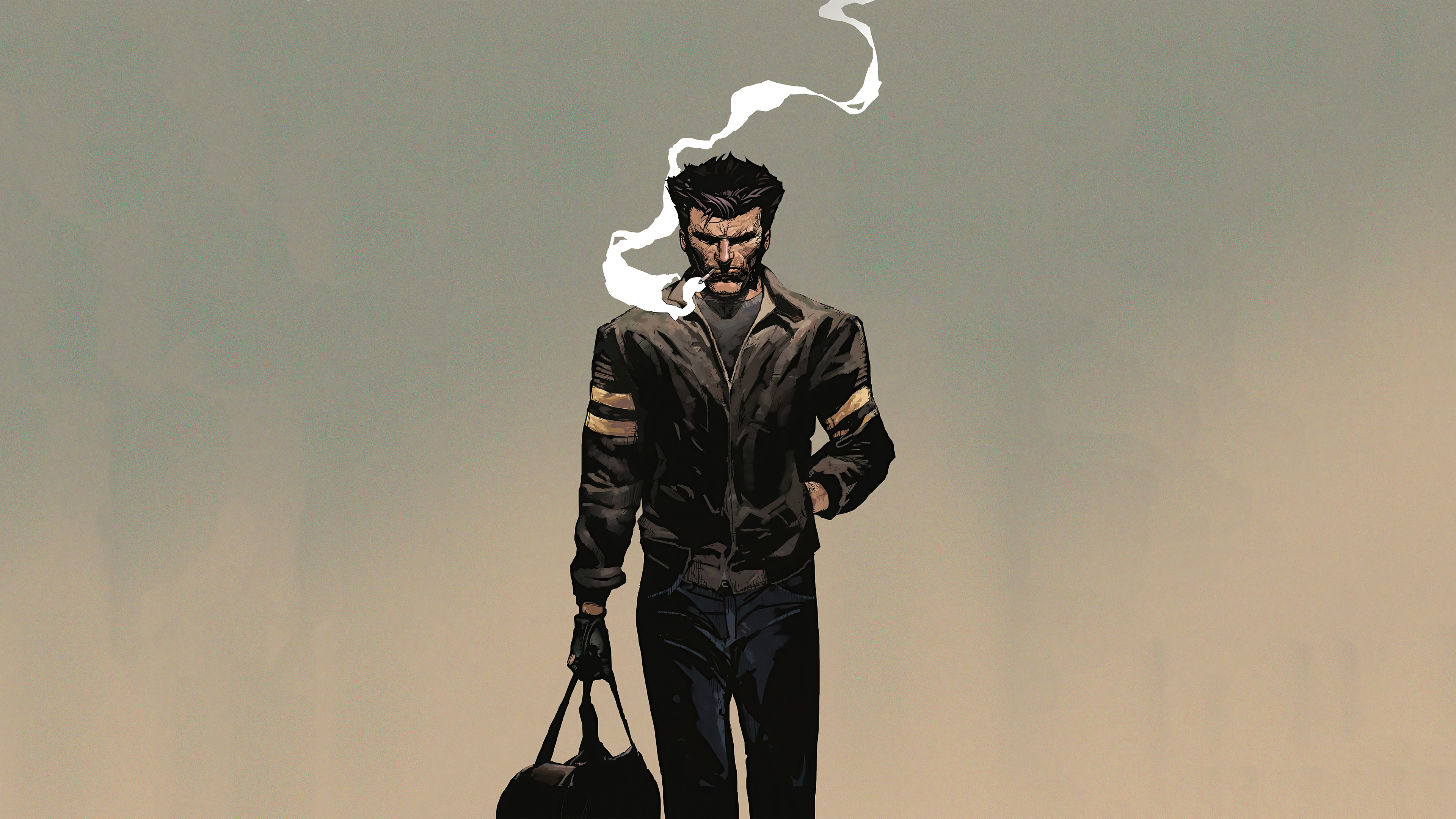 Wolverine artwork 4K HD Wallpaper