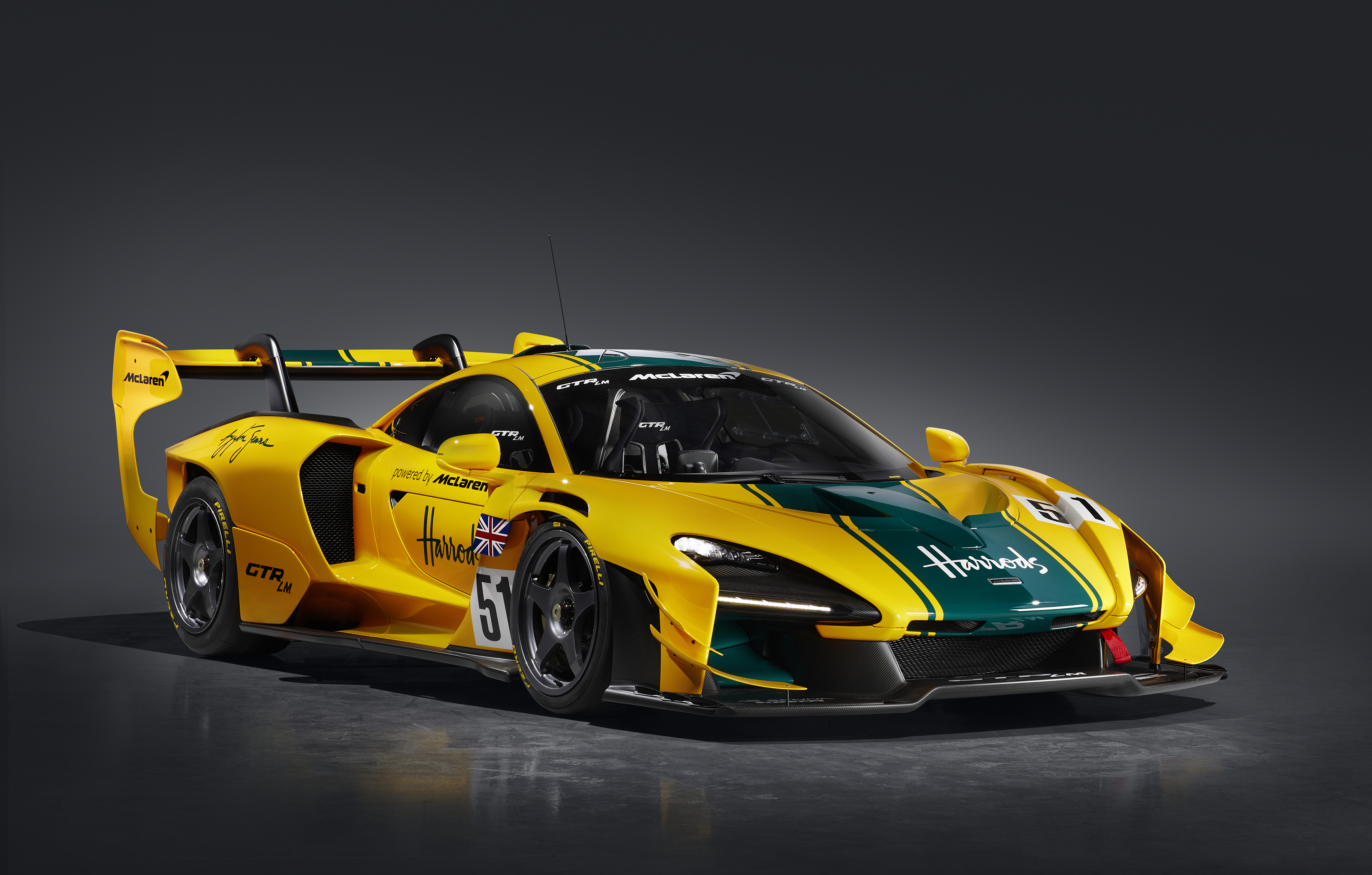 McLaren Senna GTR LM Harrods 51 HD Wallpaper