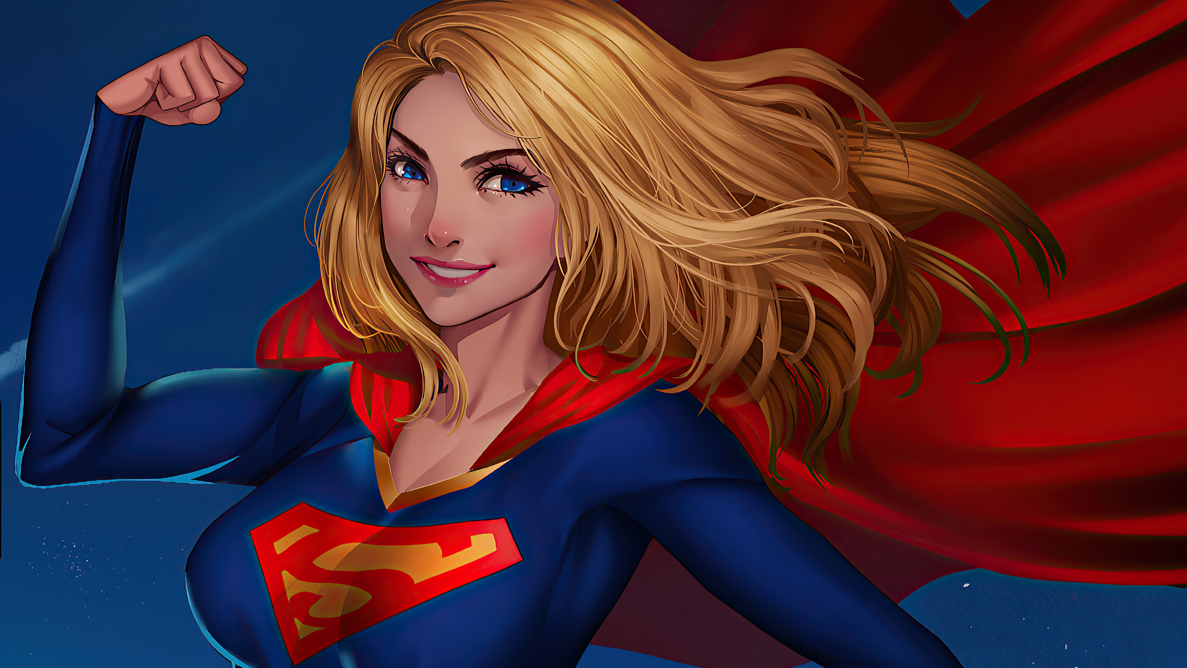 Supergirl artwork 4K HD Wallpaper