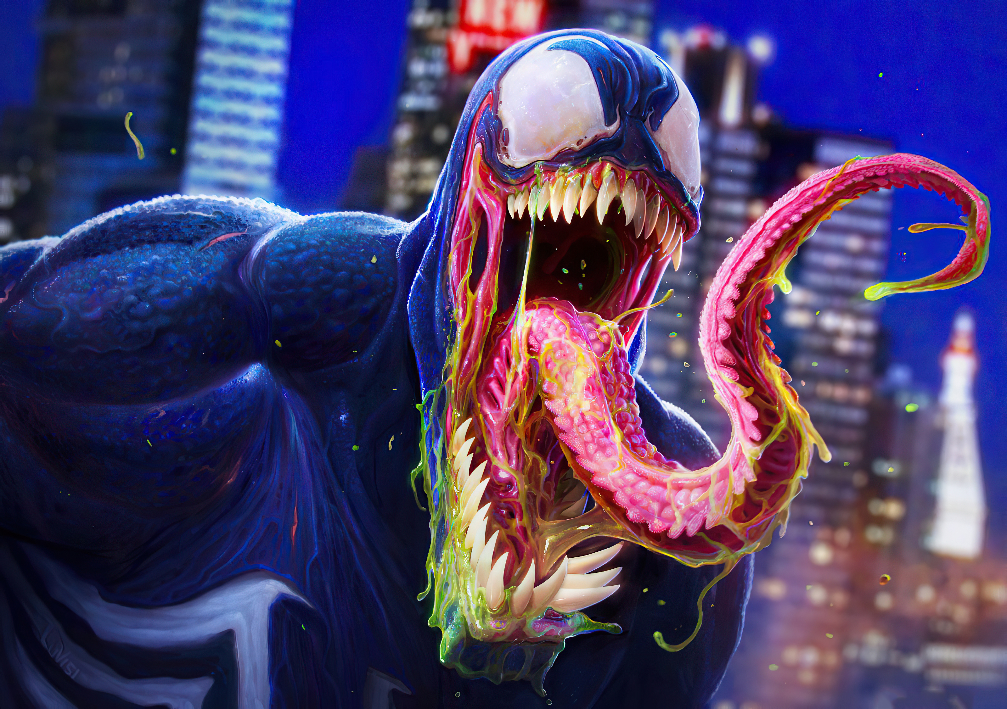 Venom artwork 4K HD Wallpaper