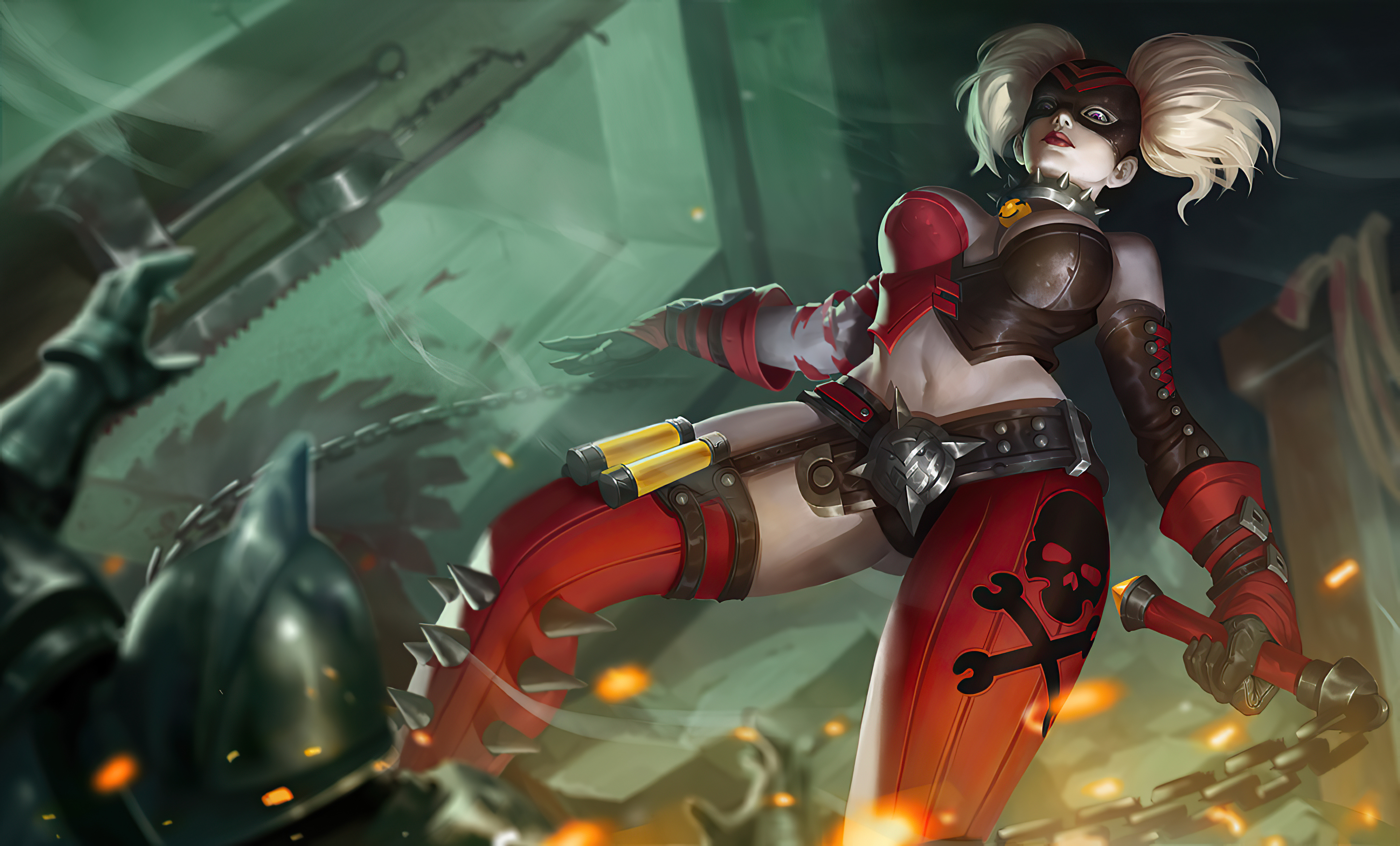 Harley Quinn from League of Legends 4K HD Wallpaper