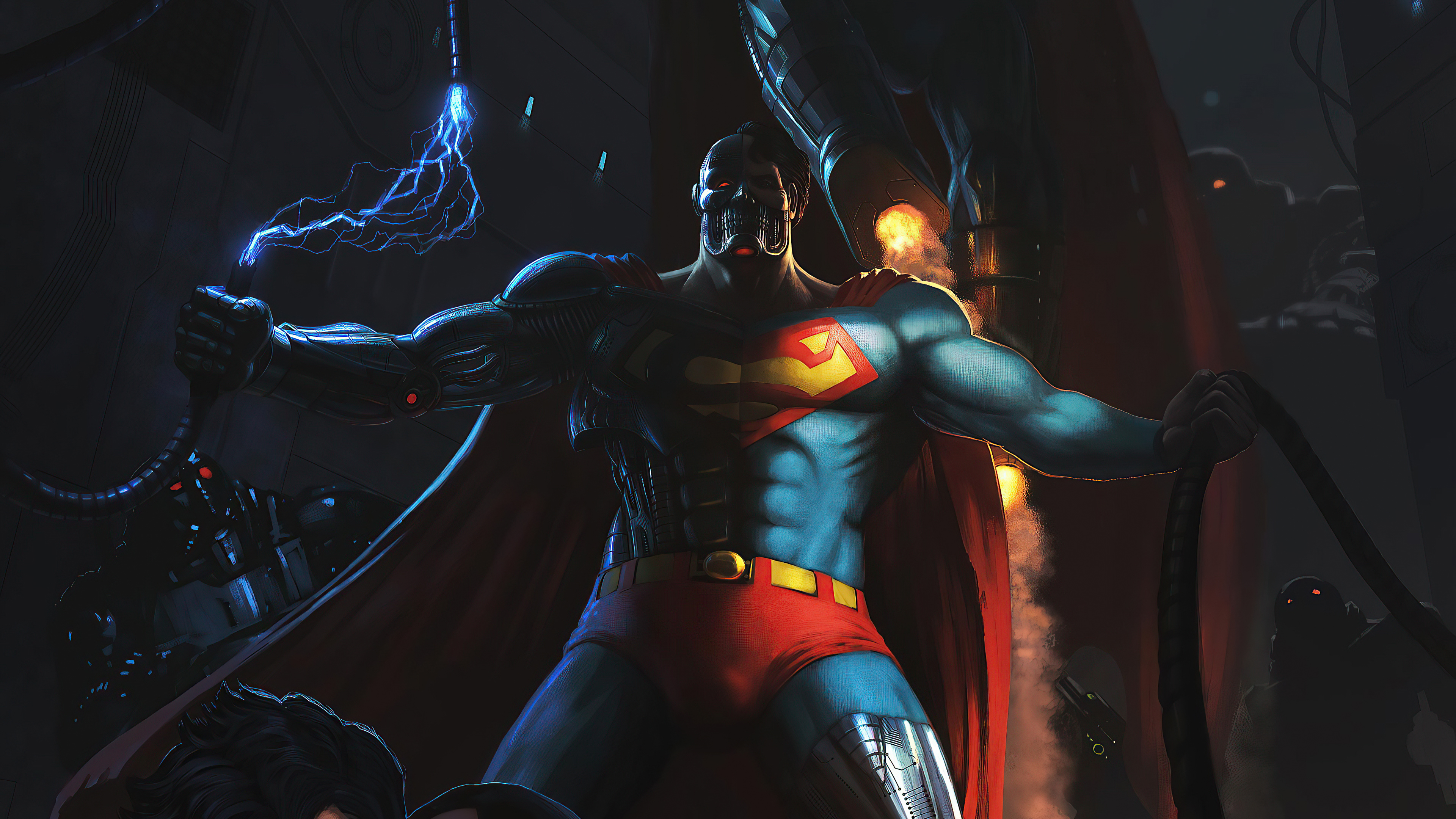 Cyborg Superman artwork HD Wallpaper