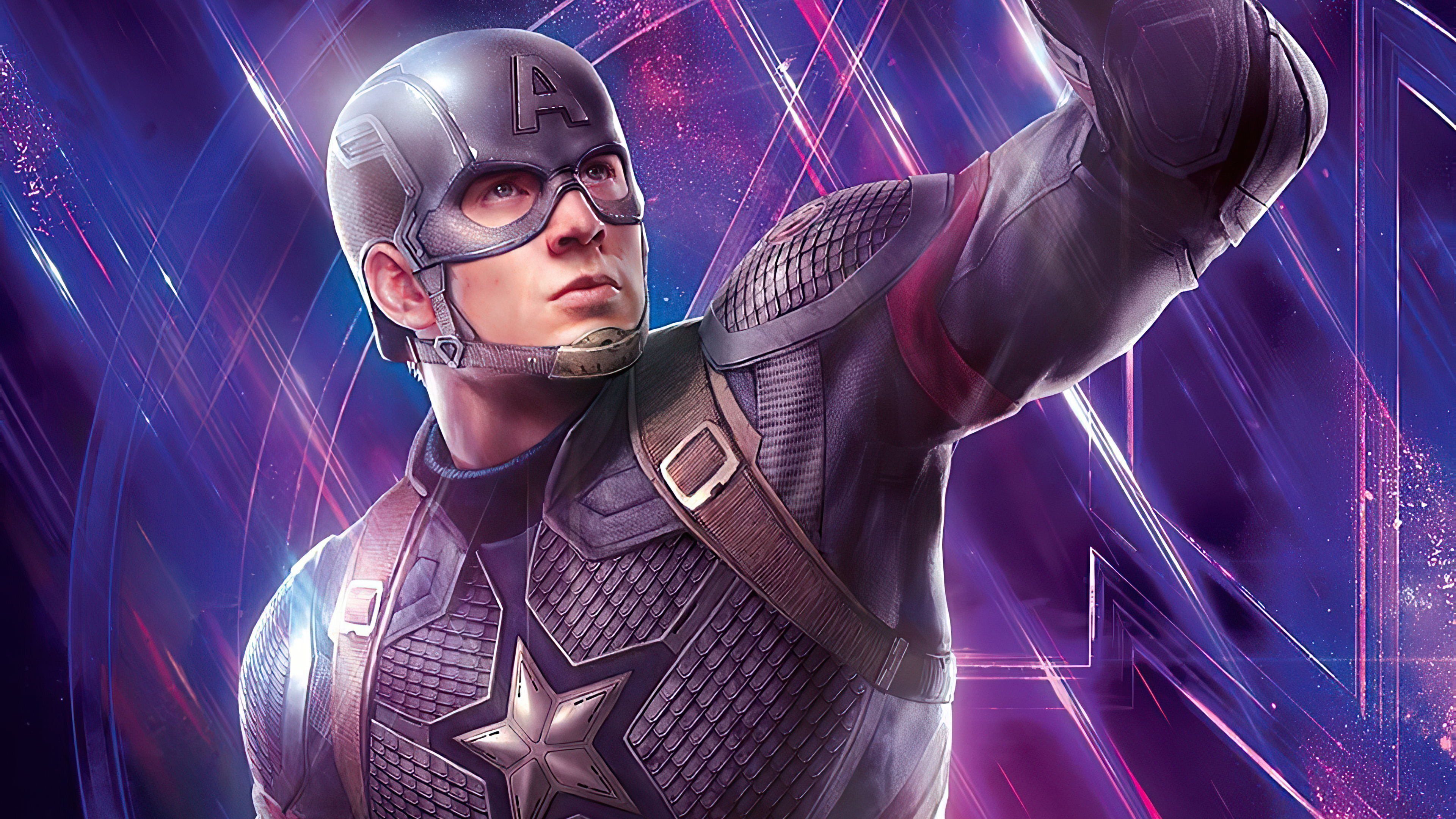 Captain America from Marvel Comics 4K HD Wallpaper